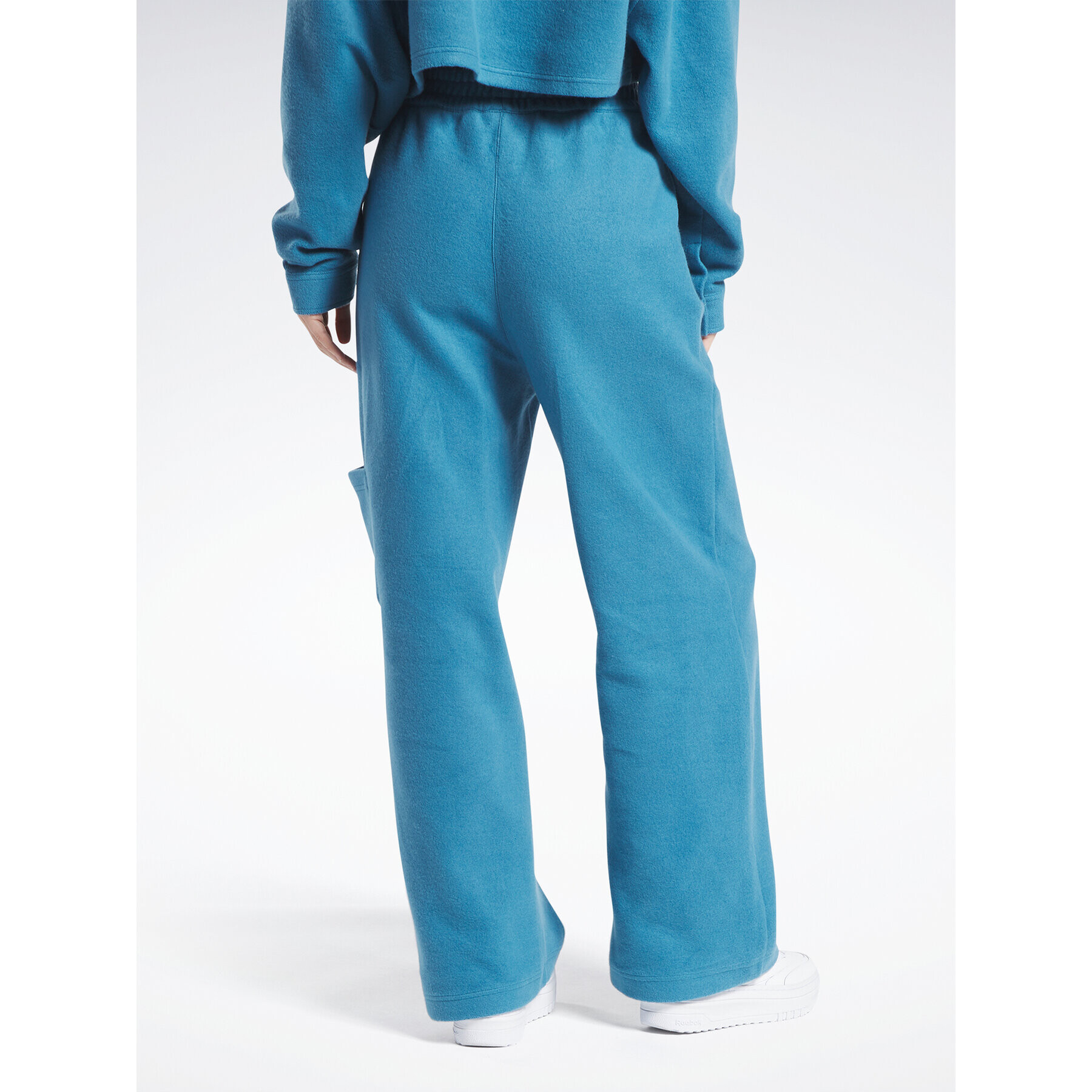 Reebok Долнище анцуг Classics Reverse Fleece Wide Leg Joggers HS0385 Син - Pepit.bg