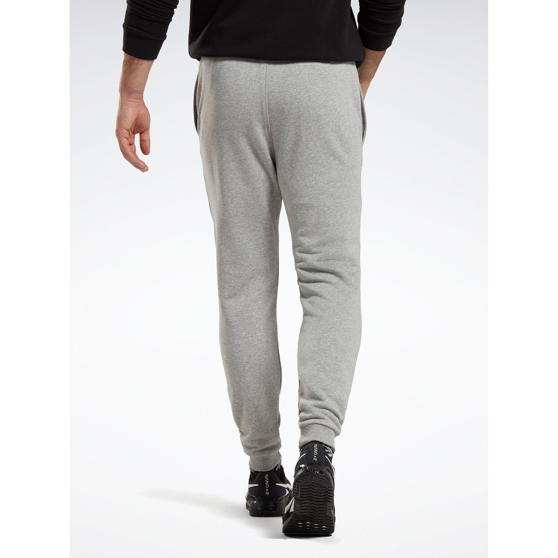 Reebok Долнище анцуг Identity French Terry Joggers HZ8785 Сив Regular Fit - Pepit.bg