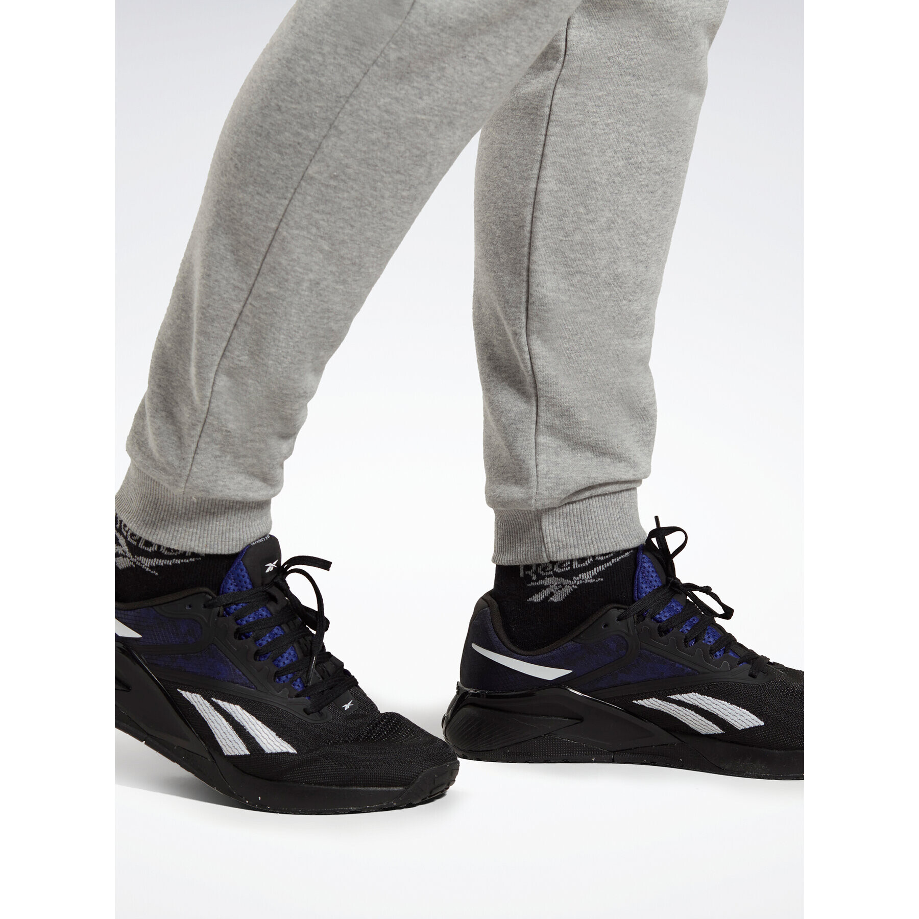 Reebok Долнище анцуг Identity French Terry Joggers HZ8785 Сив Regular Fit - Pepit.bg