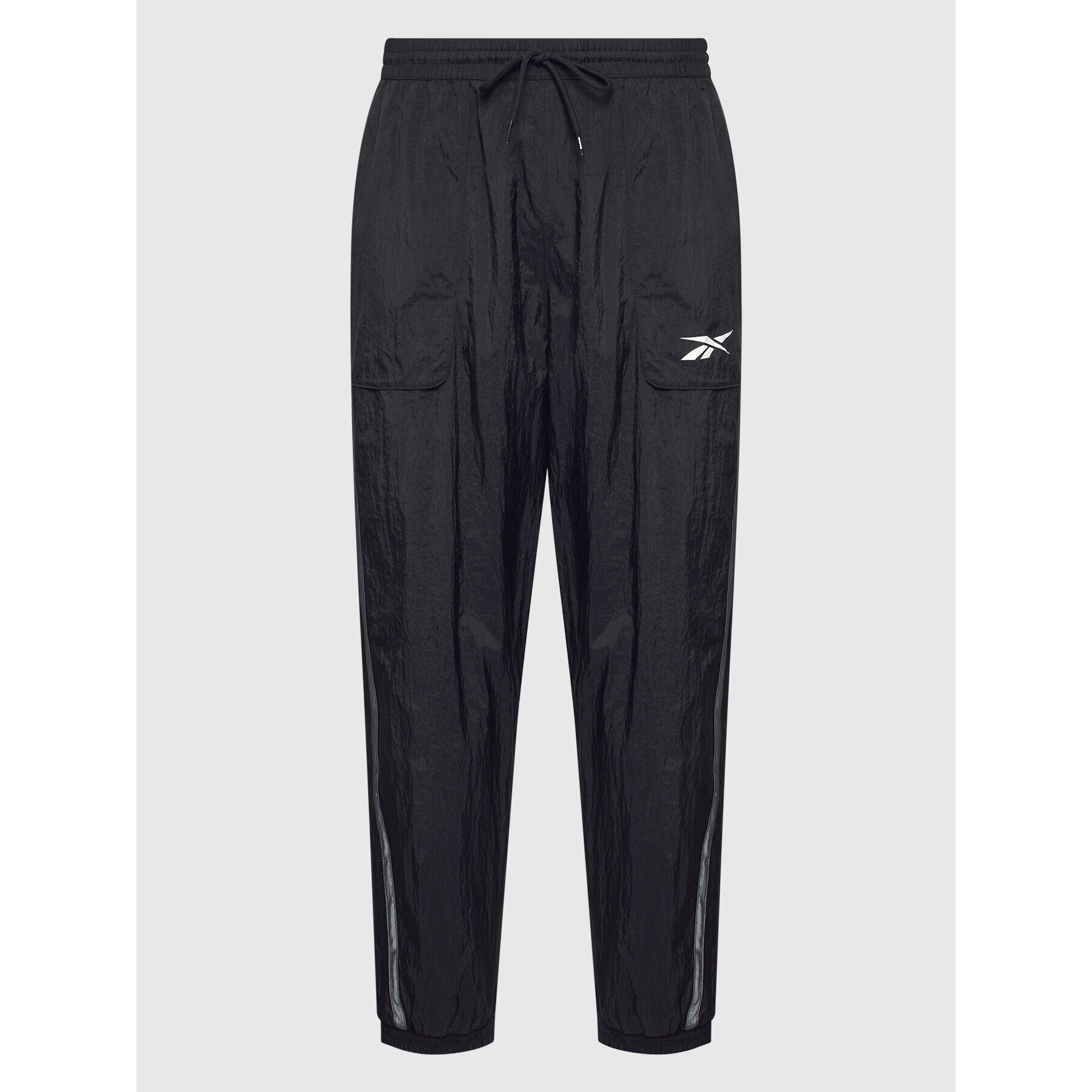 Reebok Долнище анцуг Myt H54328 Черен Relaxed Fit - Pepit.bg