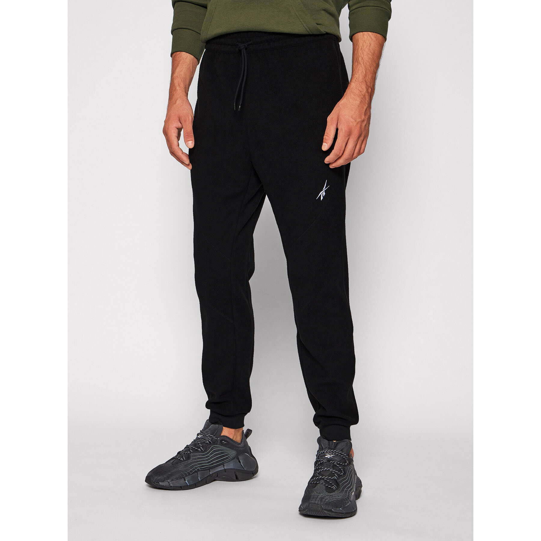 Reebok Долнище анцуг Workout Ready GT5751 Черен Regular Fit - Pepit.bg