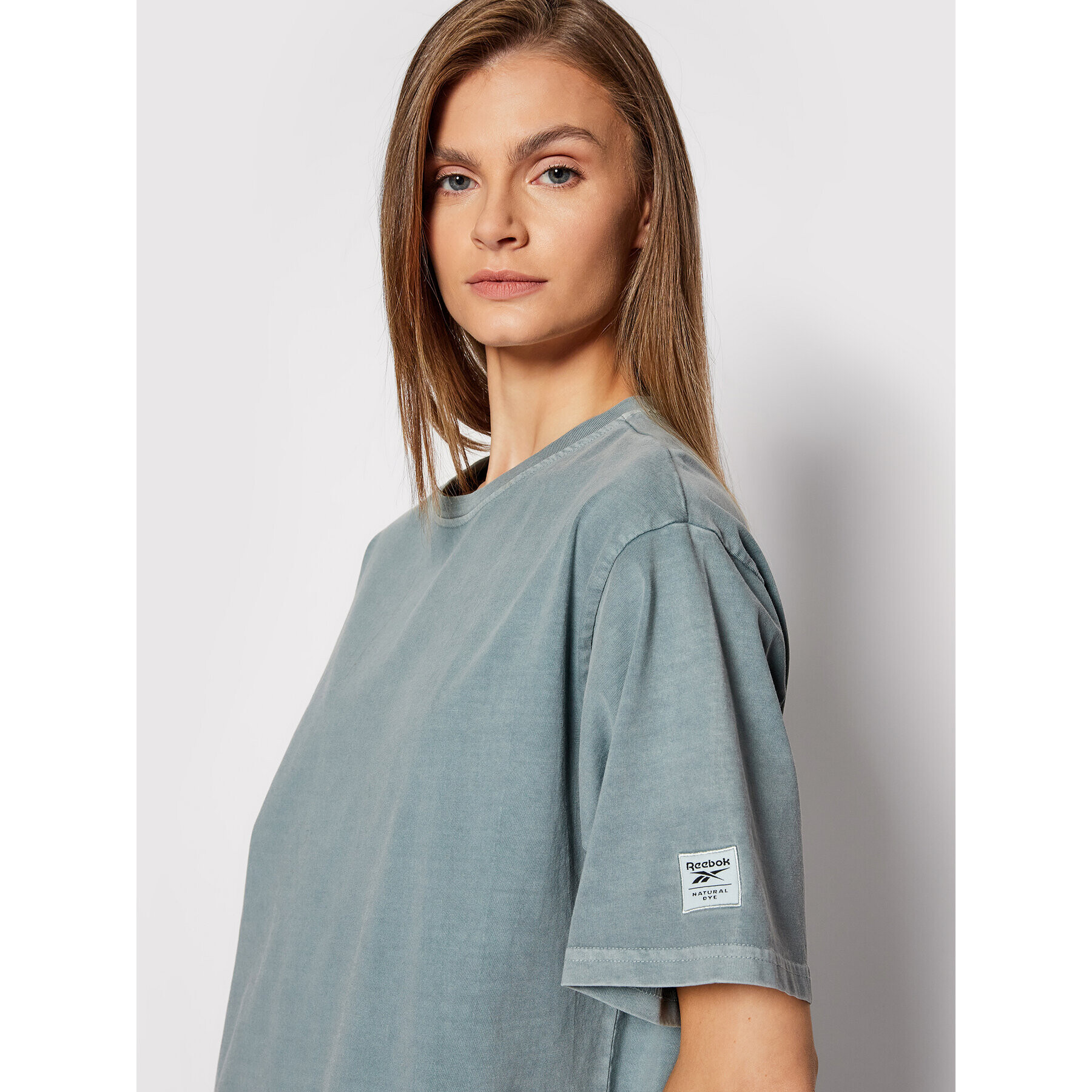 Reebok Ежедневна рокля Classics Natural Dye H13282 Зелен Oversize - Pepit.bg