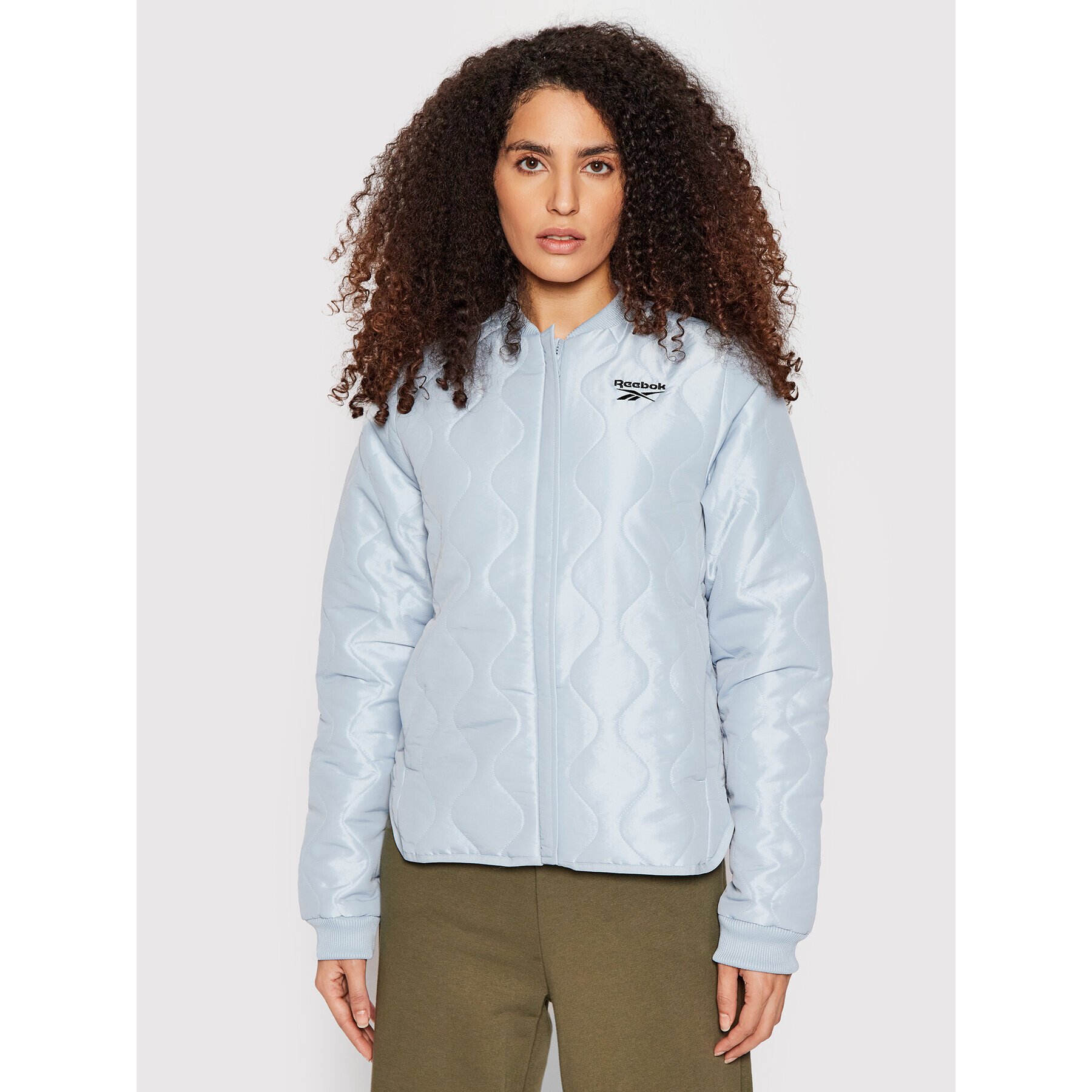 Reebok Яке бомбър Outwear Core GR8934 Син Regular Fit - Pepit.bg