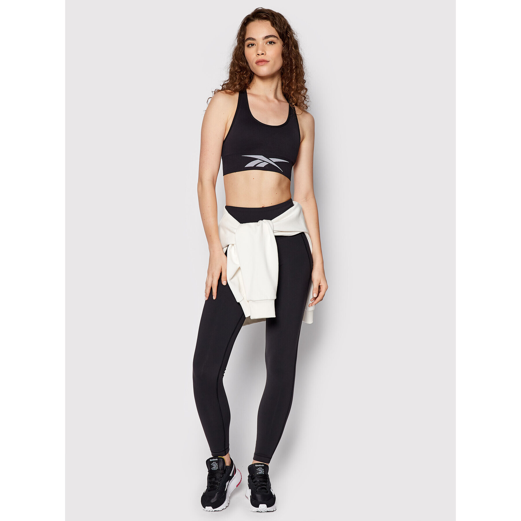 Reebok Клин Lux HB2027 Черен Slim Fit - Pepit.bg