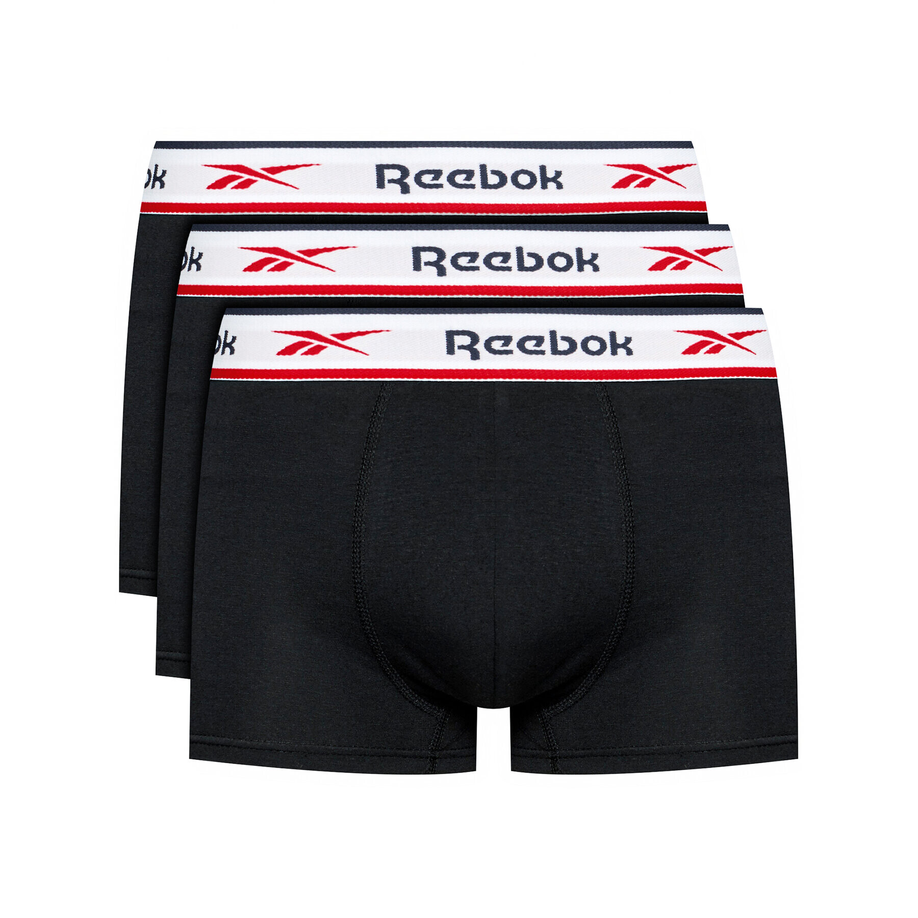 Reebok Комплект 3 чифта боксерки Jonath F8337 Черен - Pepit.bg