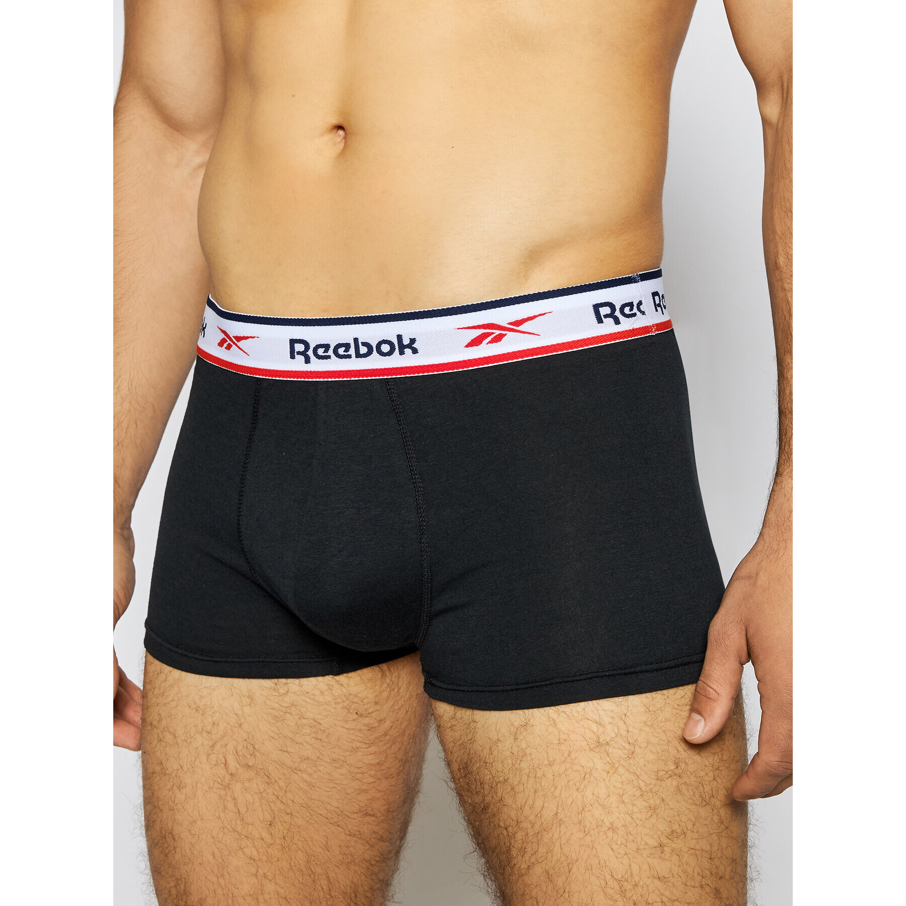 Reebok Комплект 3 чифта боксерки Jonath F8337 Черен - Pepit.bg