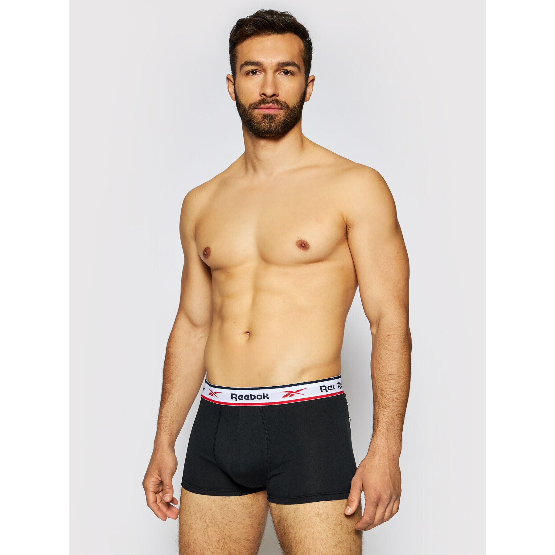 Reebok Комплект 3 чифта боксерки Jonath F8337 Черен - Pepit.bg