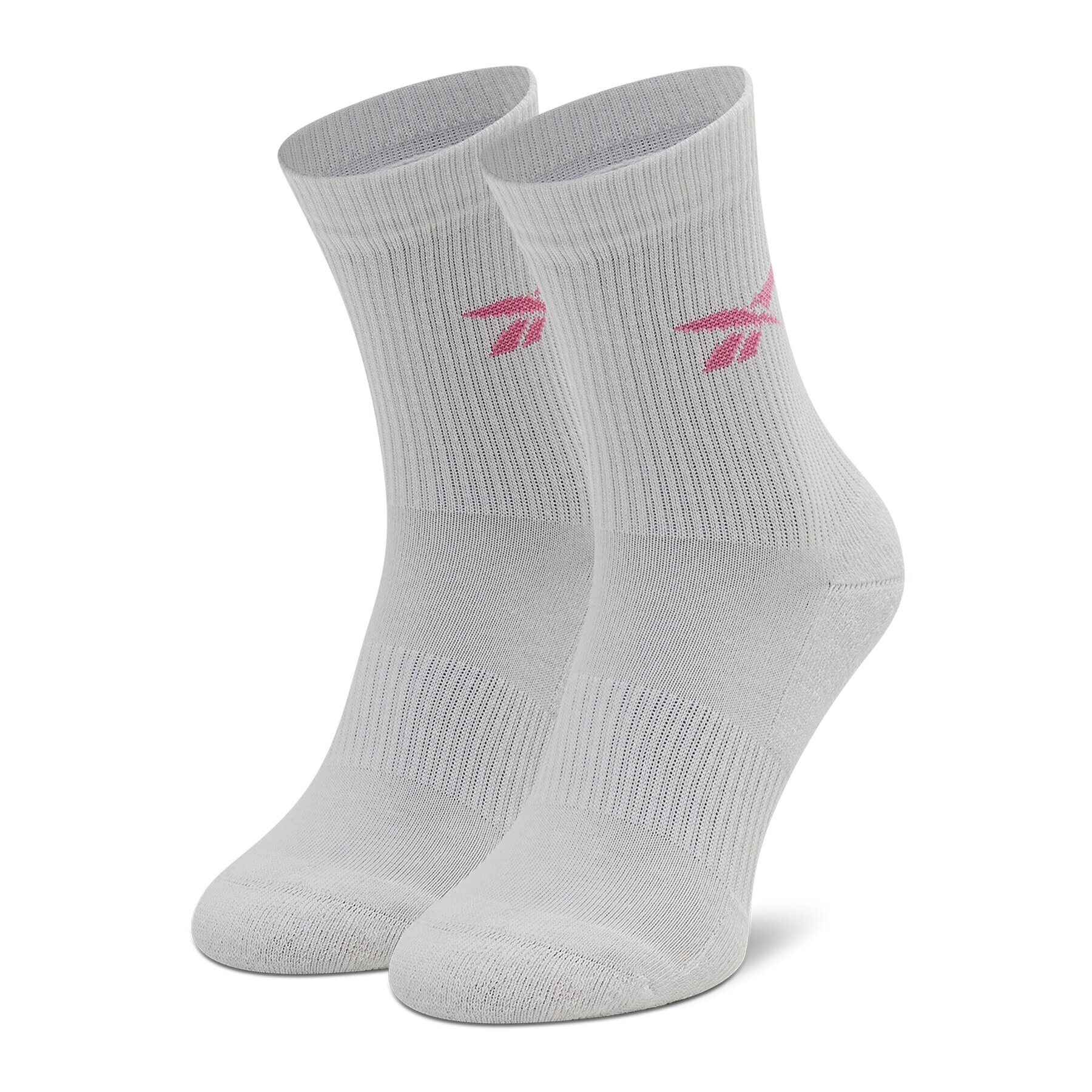 Reebok Classic Комплект 3 чифта дълги чорапи дамски Cl Fo Crew Sock 3p HF5486 Бял - Pepit.bg