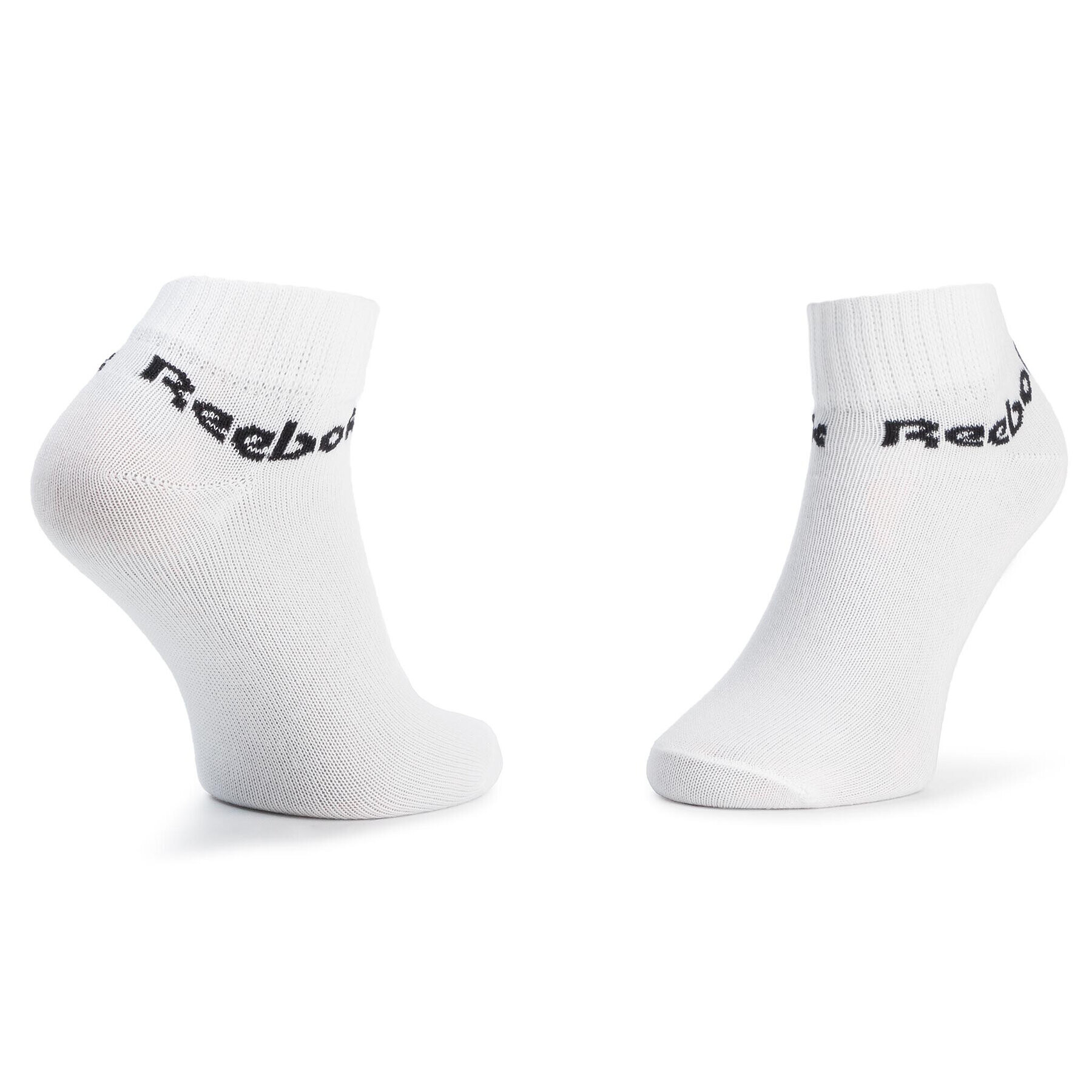 Reebok Комплект 3 чифта къси чорапи унисекс Act Core Ankle Sock 3p FL5227 Бял - Pepit.bg