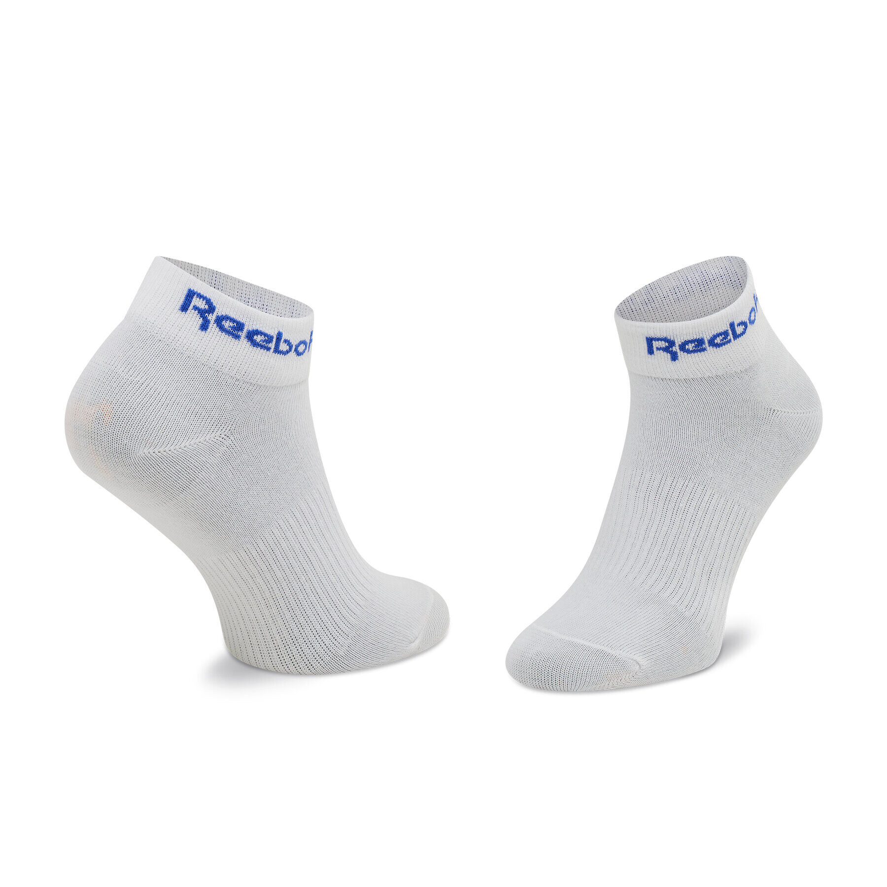 Reebok Комплект 3 чифта къси чорапи унисекс Act Core Ankle Sock 3P H36570 Бял - Pepit.bg