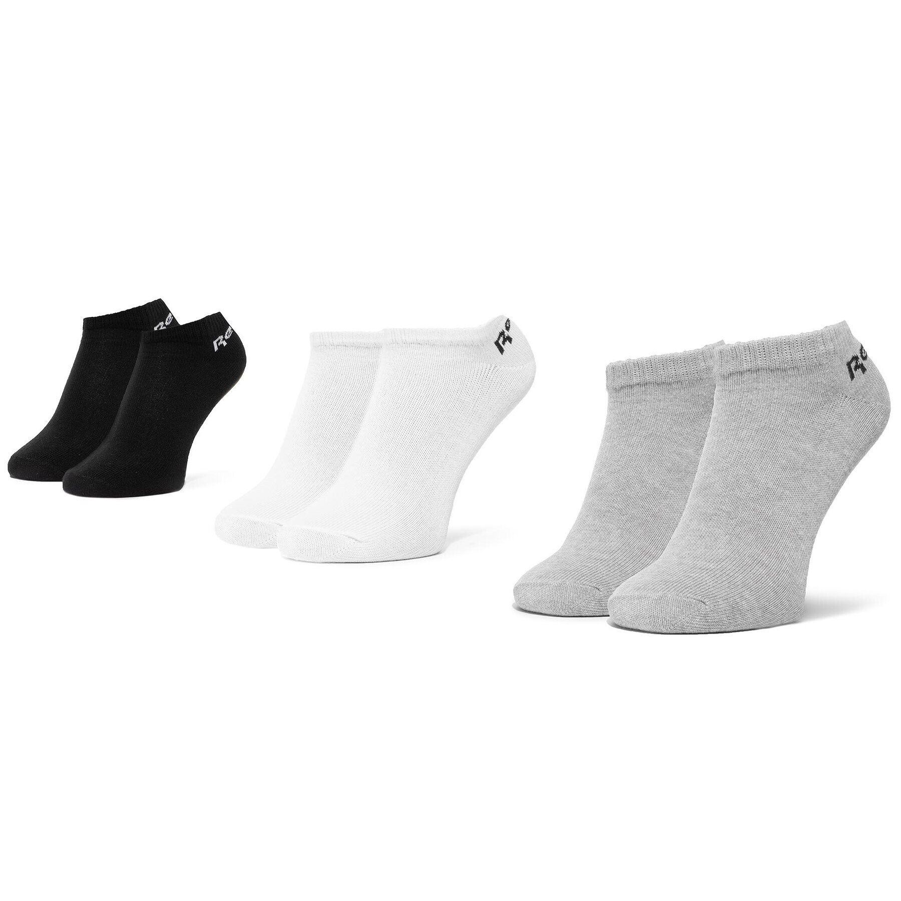 Reebok Комплект 3 чифта къси чорапи унисекс Act Corw Low Cut Sock 3P FL5225 Бял - Pepit.bg