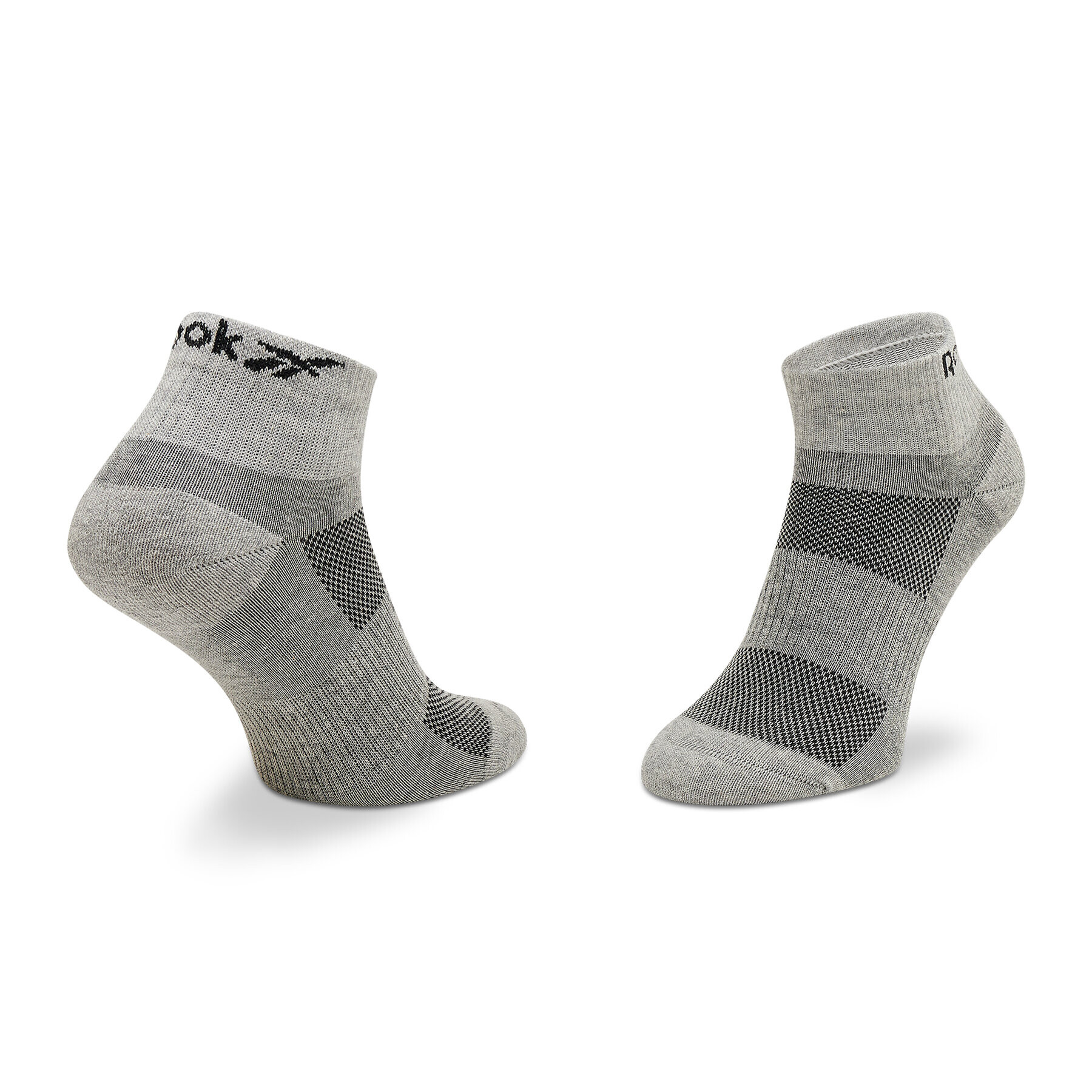 Reebok Комплект 3 чифта къси чорапи унисекс Active Foundation Ankle H11292 Черен - Pepit.bg