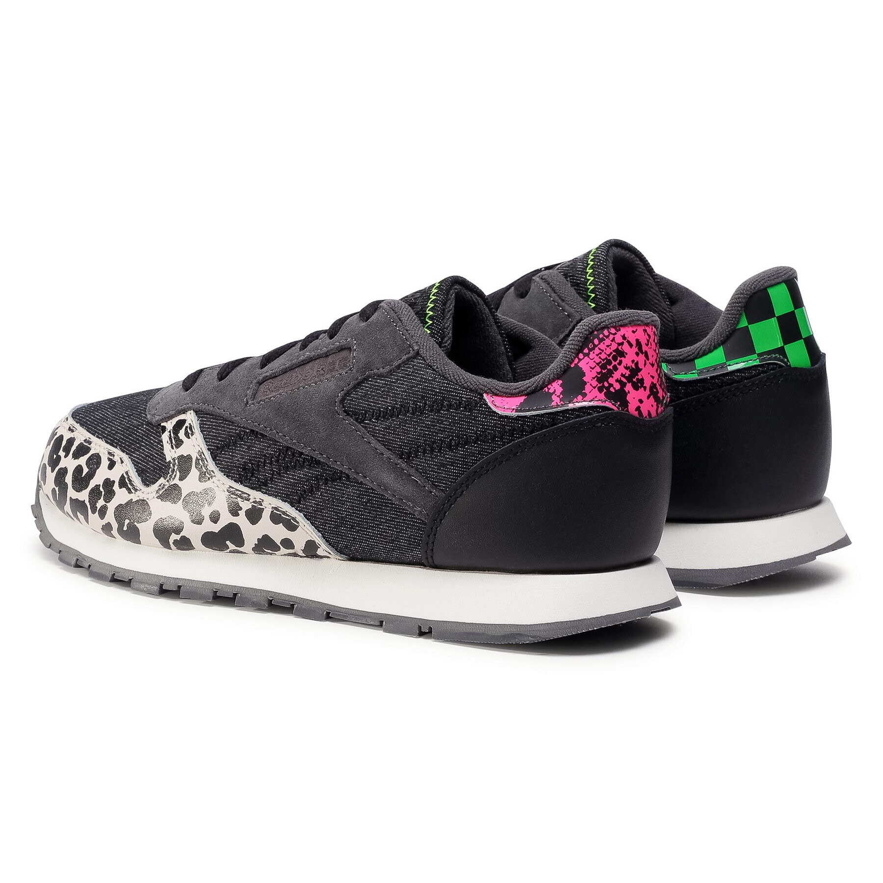Reebok Обувки Cl Leather Mu Gs Q46338 Черен - Pepit.bg