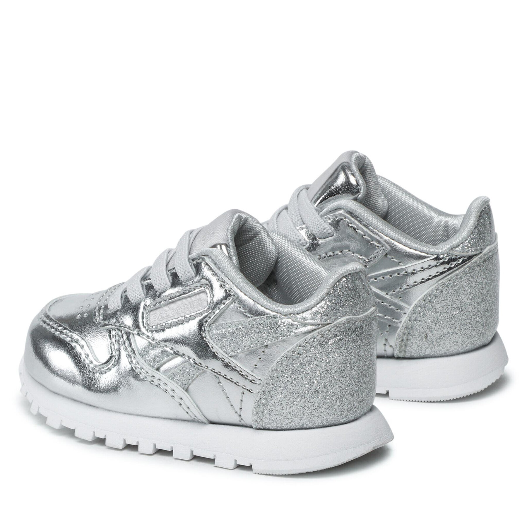 Reebok Classic Обувки Cl Lthr GZ3838 Сребрист - Pepit.bg