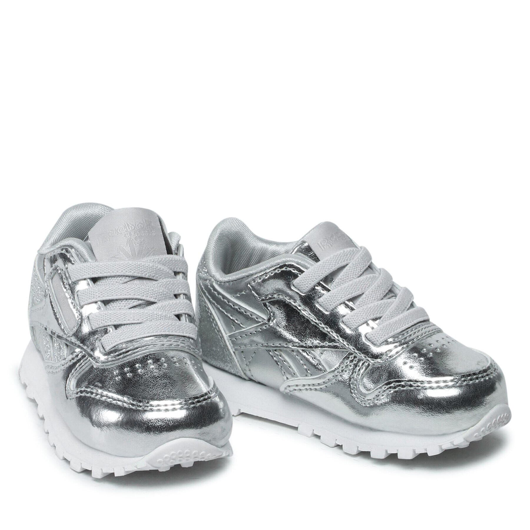 Reebok Classic Обувки Cl Lthr GZ3838 Сребрист - Pepit.bg