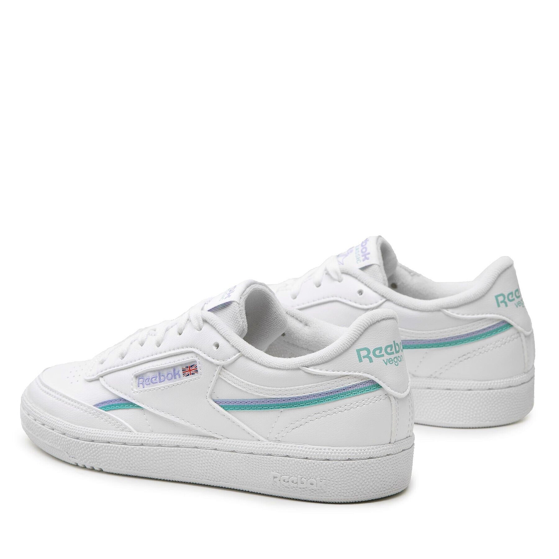 Reebok Обувки Club C 85 Vegan GY9733 Бял - Pepit.bg