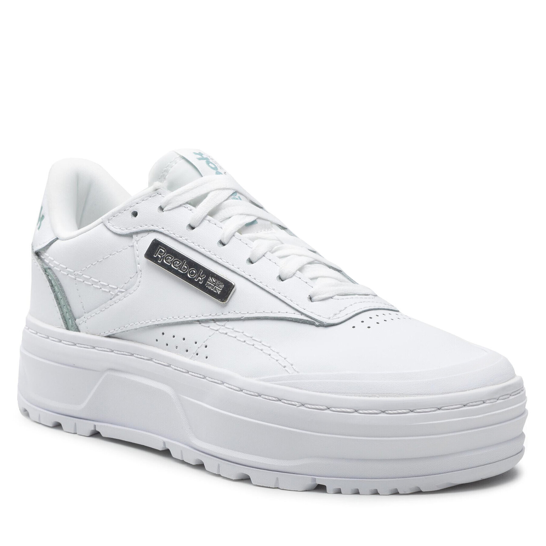 Reebok Обувки Club C Double Geo GZ2158 Бял - Pepit.bg