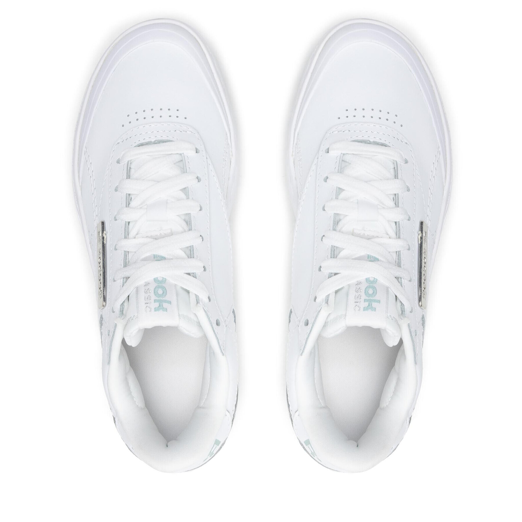 Reebok Обувки Club C Double Geo GZ2158 Бял - Pepit.bg