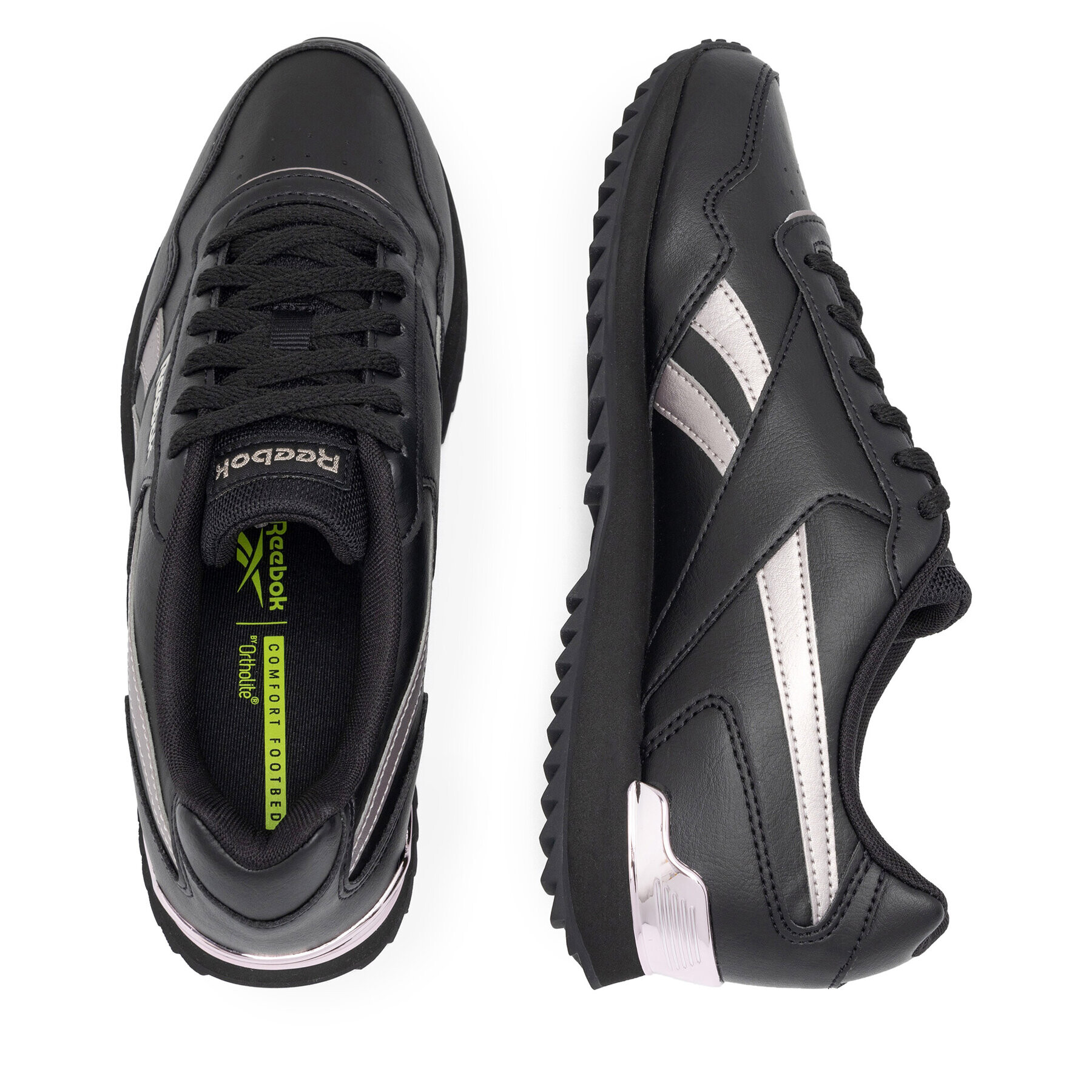 Reebok Обувки ROYAL GLIDE RIPPLE CLIP GV9728 Черен - Pepit.bg