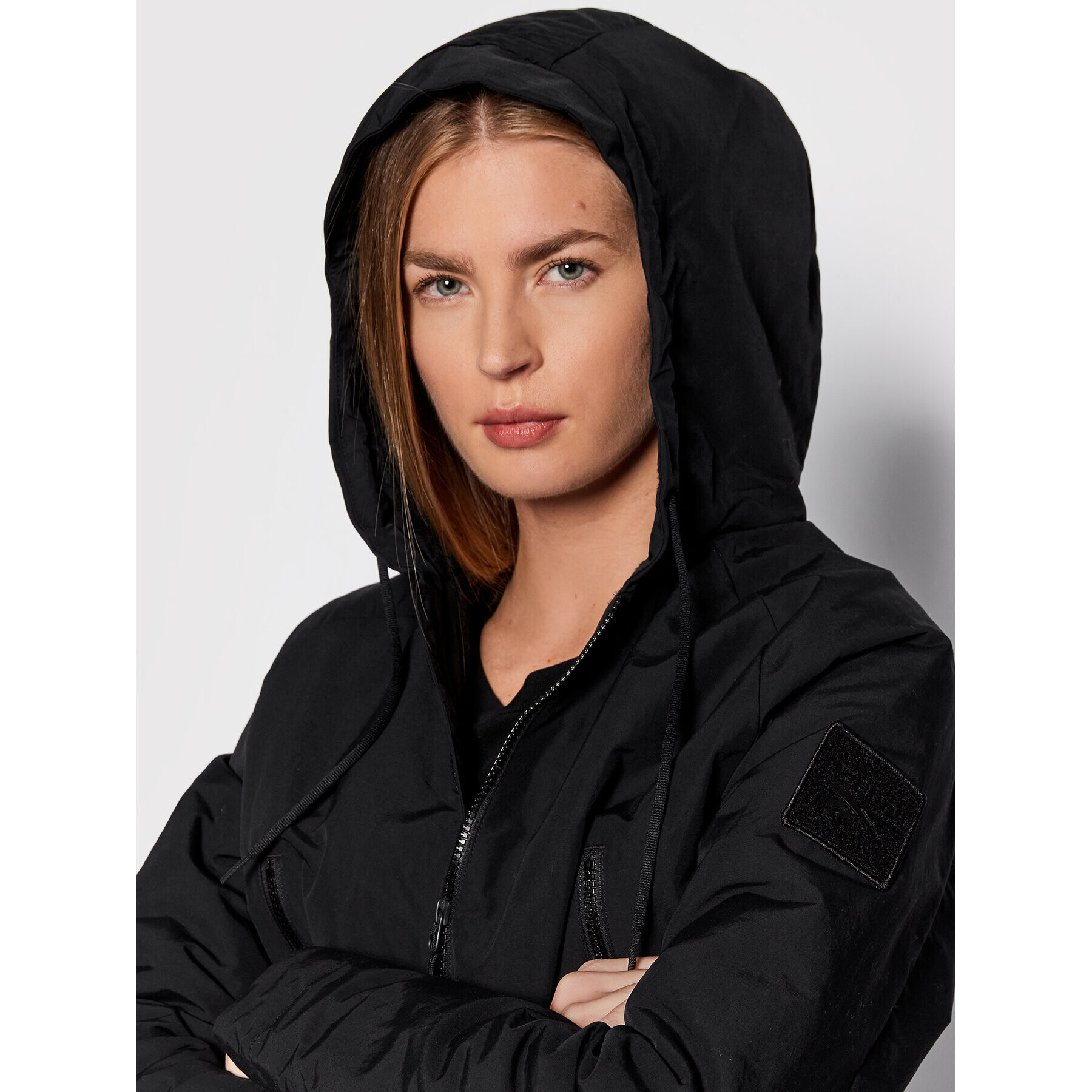 Reebok Парка Outerwear Urban GR8976 Черен Regular Fit - Pepit.bg