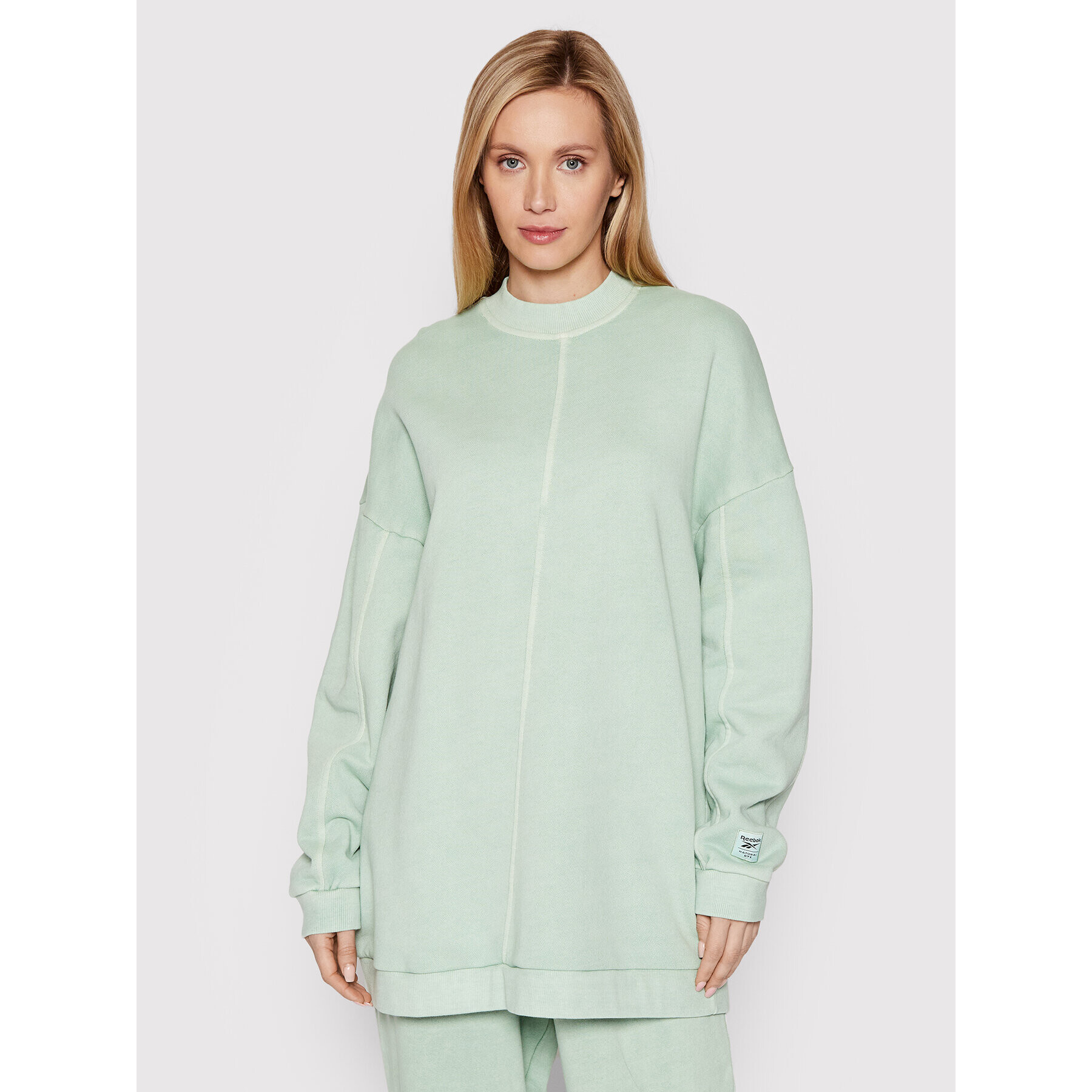 Reebok Classic Плетена рокля Classics Natural Dye H46789 Зелен Oversize - Pepit.bg