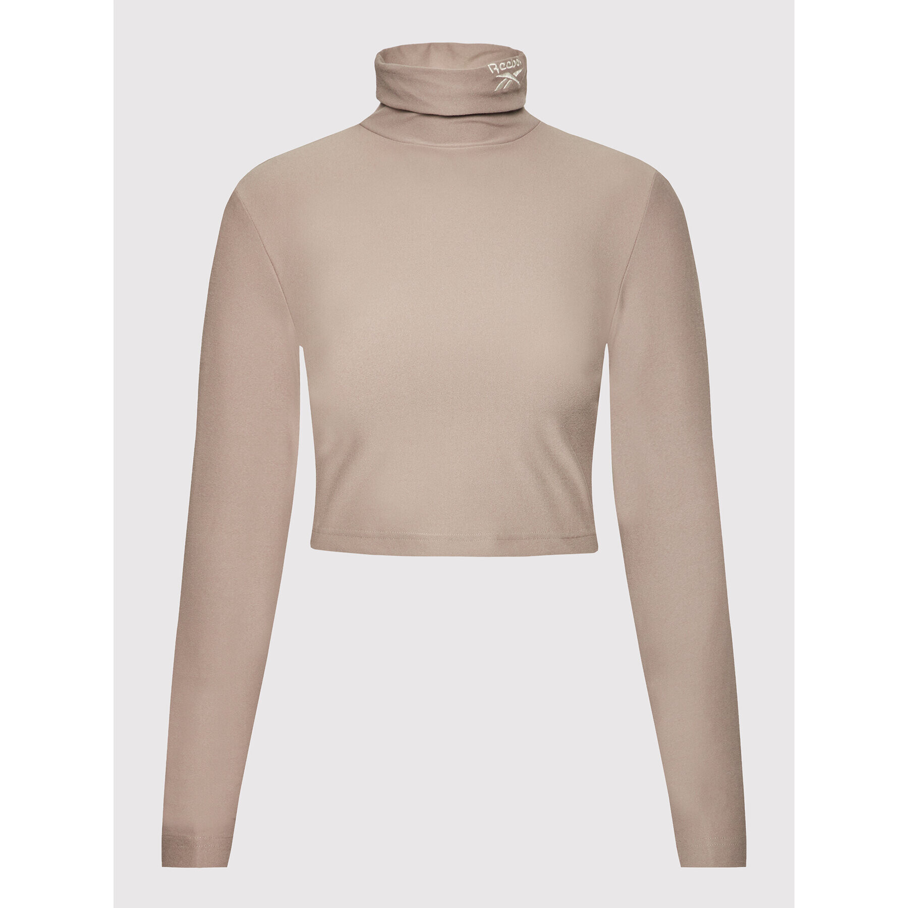 Reebok Поло Classics Cozy GS1701 Бежов Cropped Fit - Pepit.bg