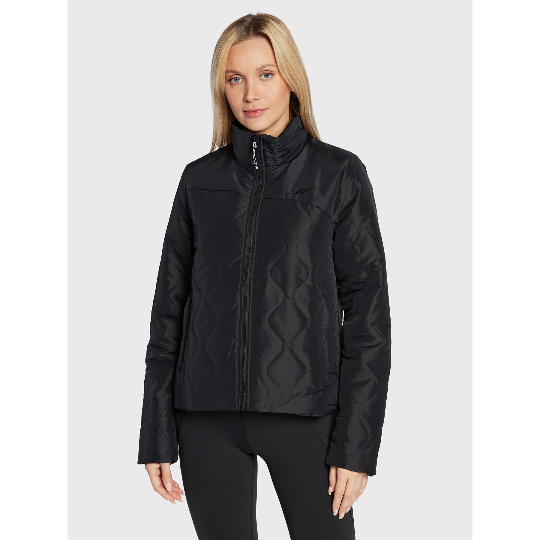 Reebok Пухено яке Thermowarm+Graphene HH7255 Черен Regular Fit - Pepit.bg