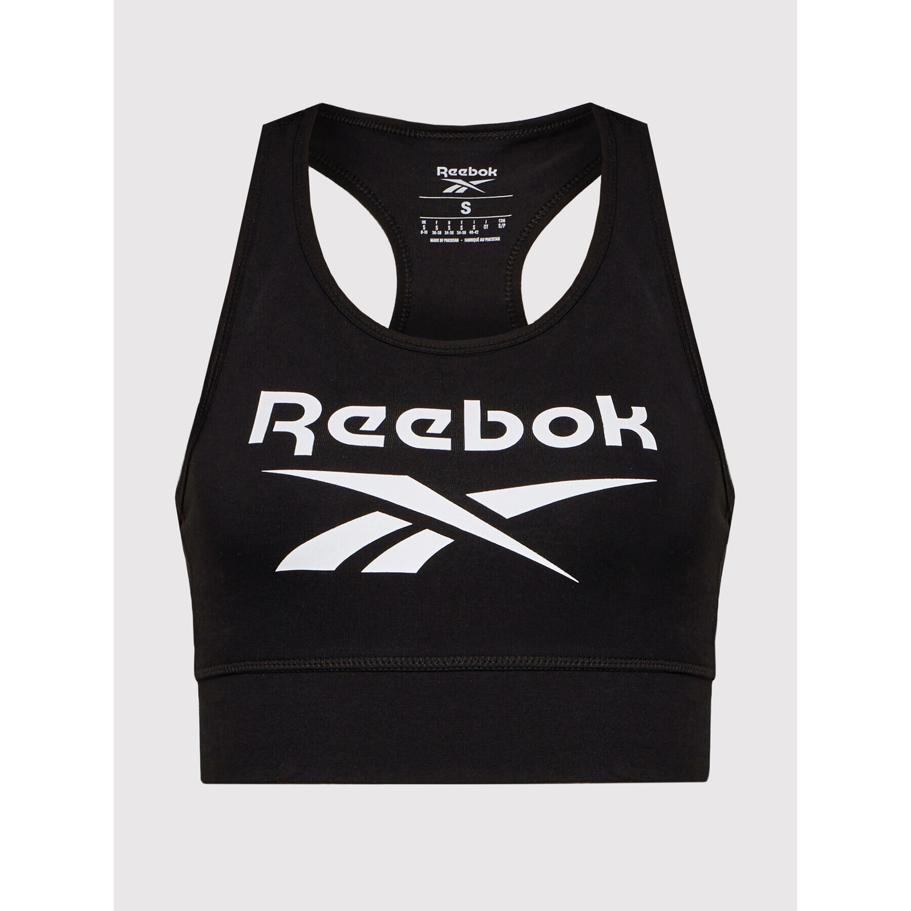 Reebok Спортен сутиен Identity GL2544 Черен - Pepit.bg