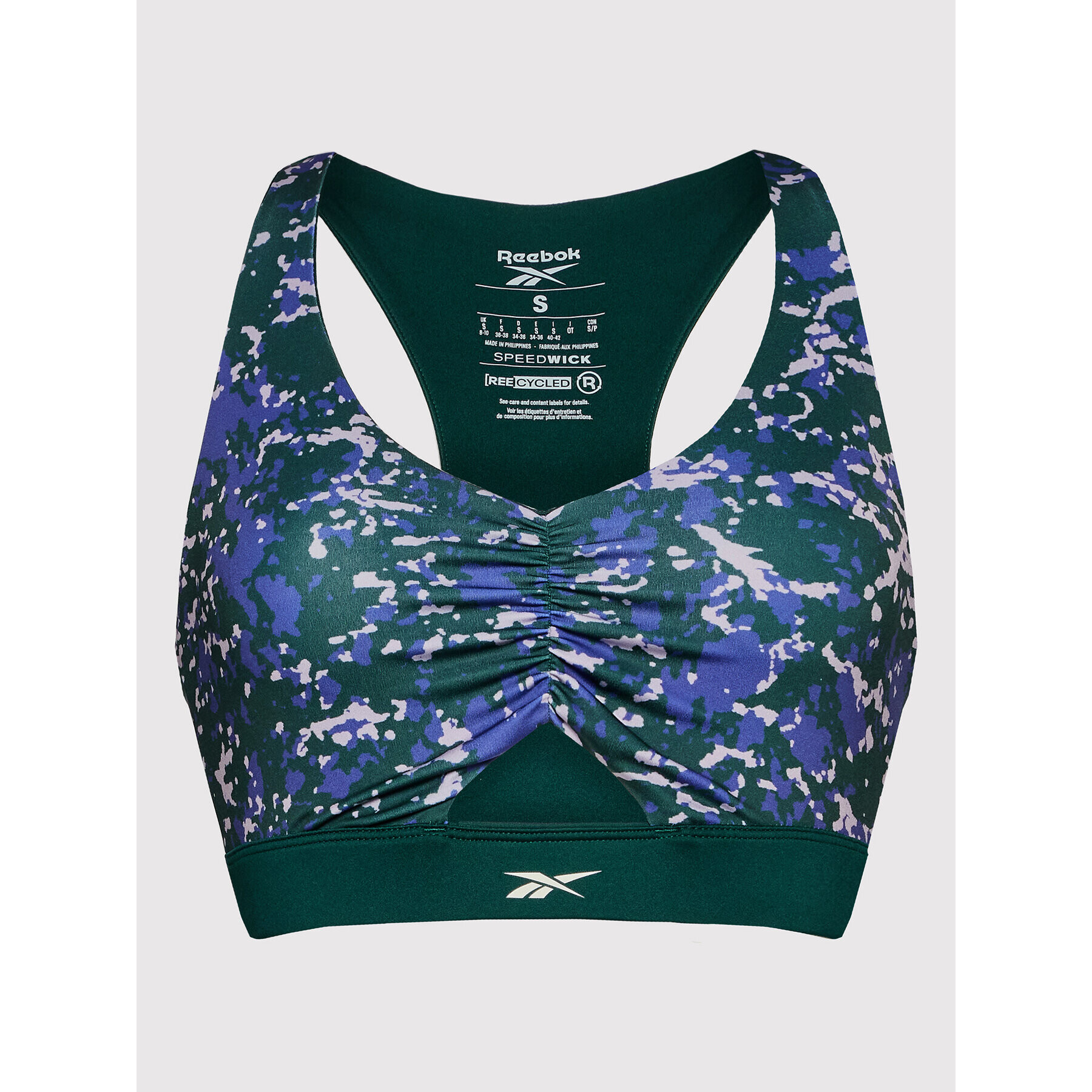 Reebok Спортен сутиен Modern Safari HK4806 Зелен - Pepit.bg