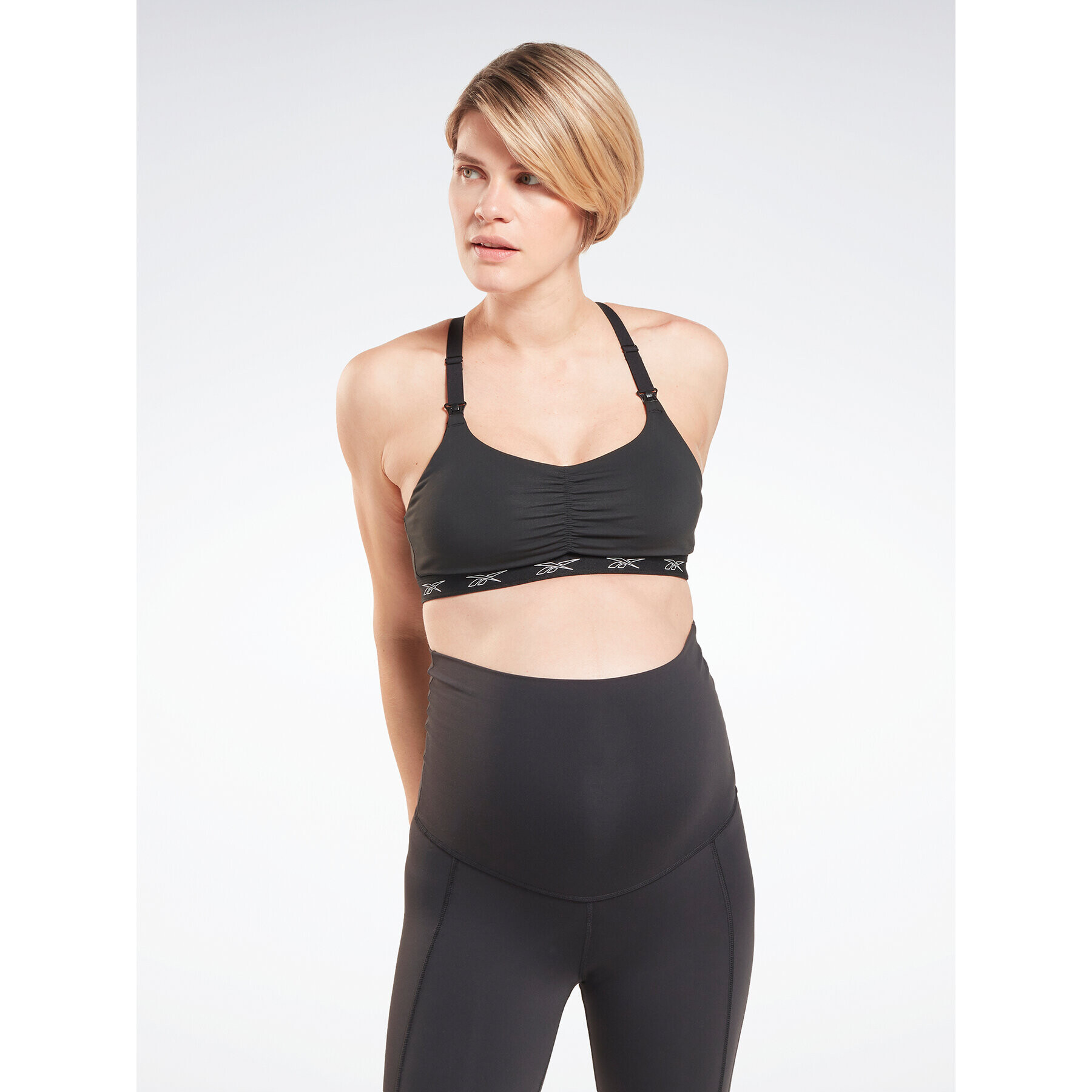 Reebok Спортен сутиен Nursing Sports HT6167 Черен - Pepit.bg