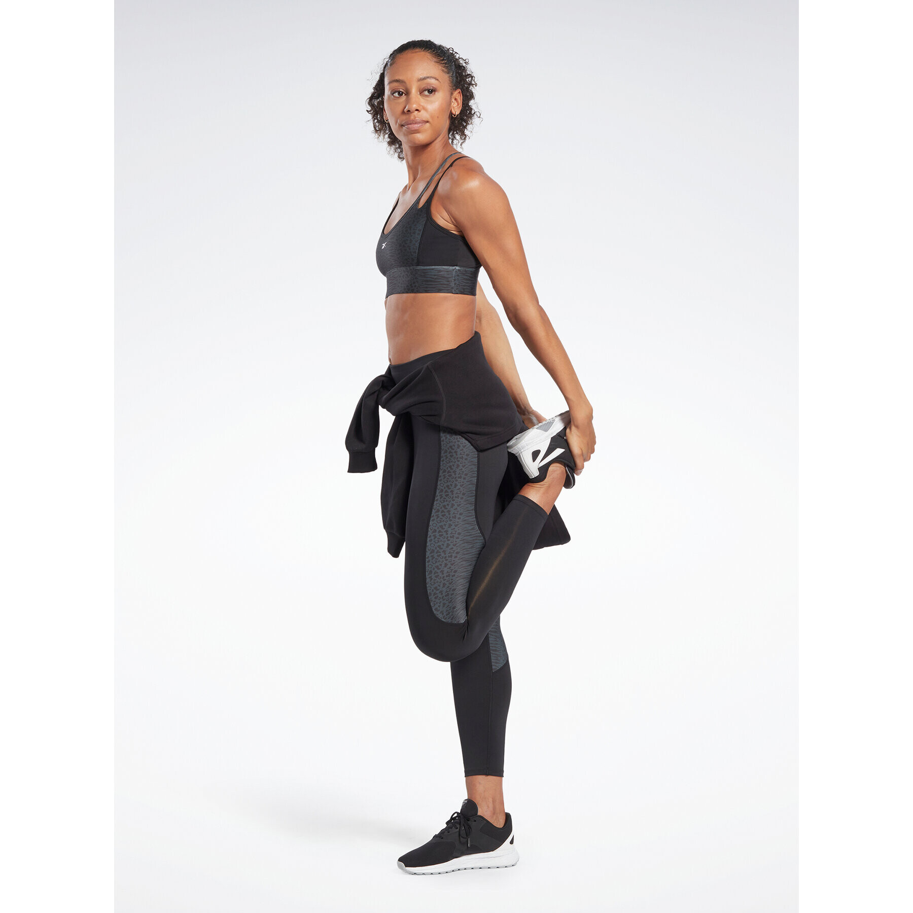 Reebok Спортен сутиен Safari Poly HT2380 Черен - Pepit.bg