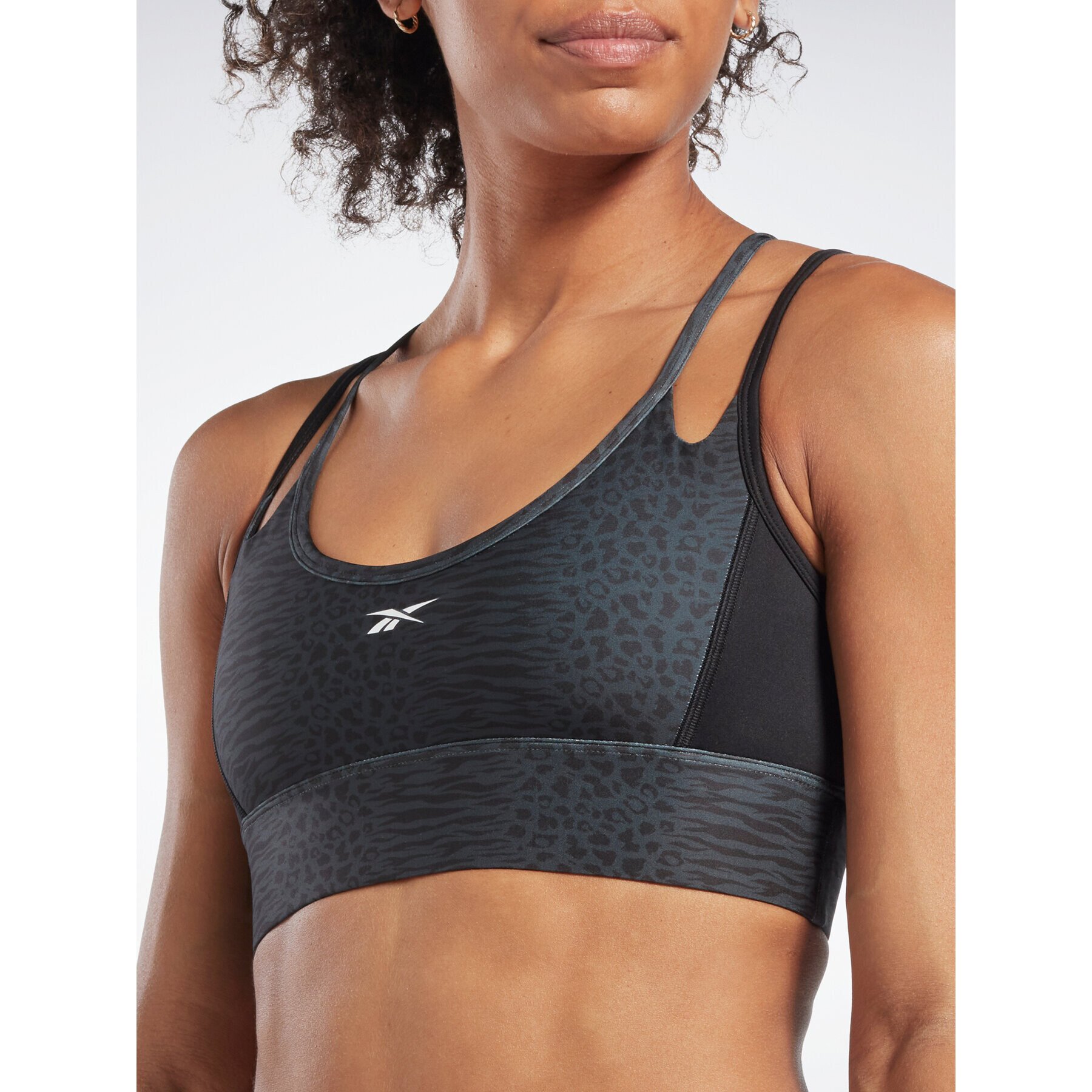 Reebok Спортен сутиен Safari Poly HT2380 Черен - Pepit.bg