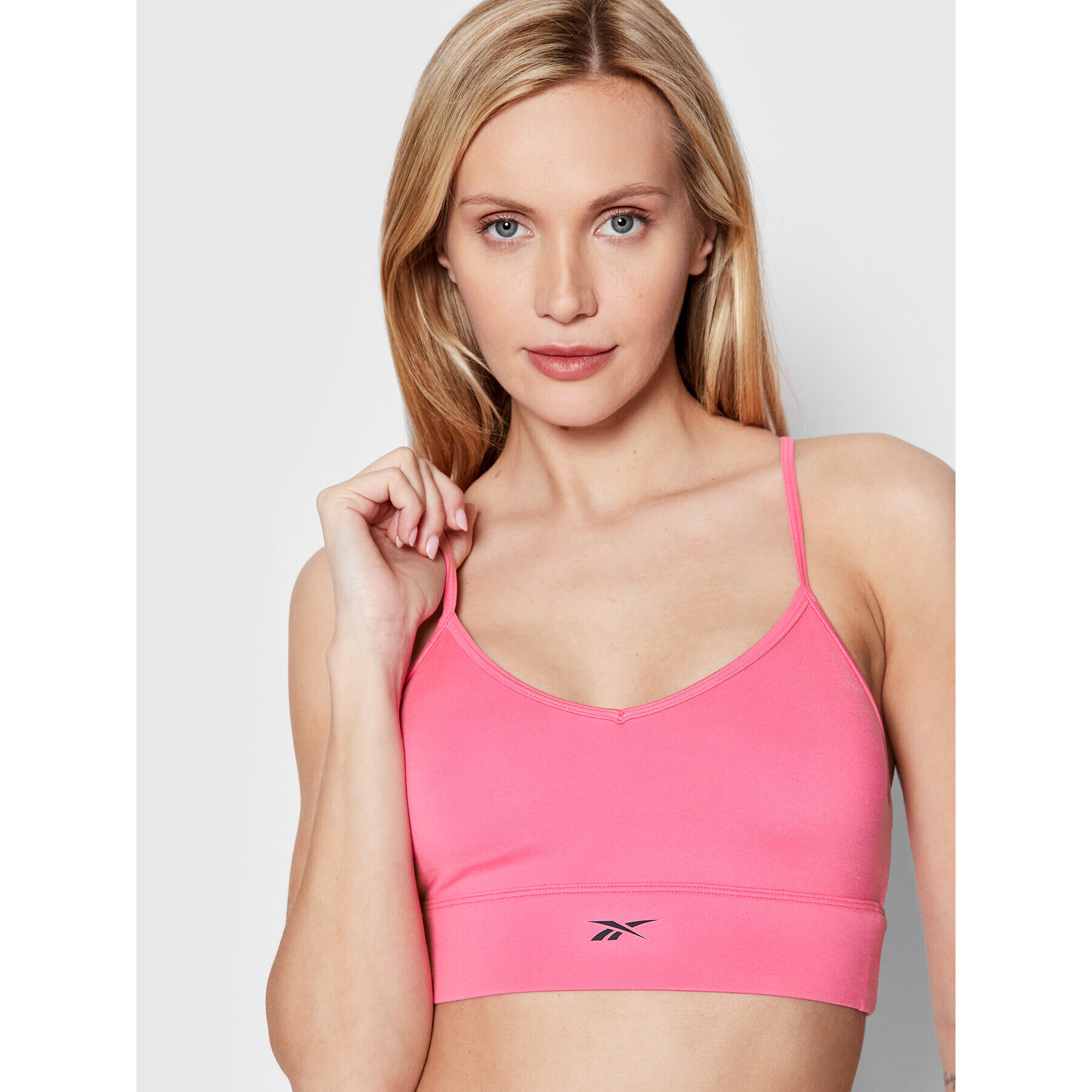 Reebok Спортен сутиен Workout Ready H65613 Розов - Pepit.bg
