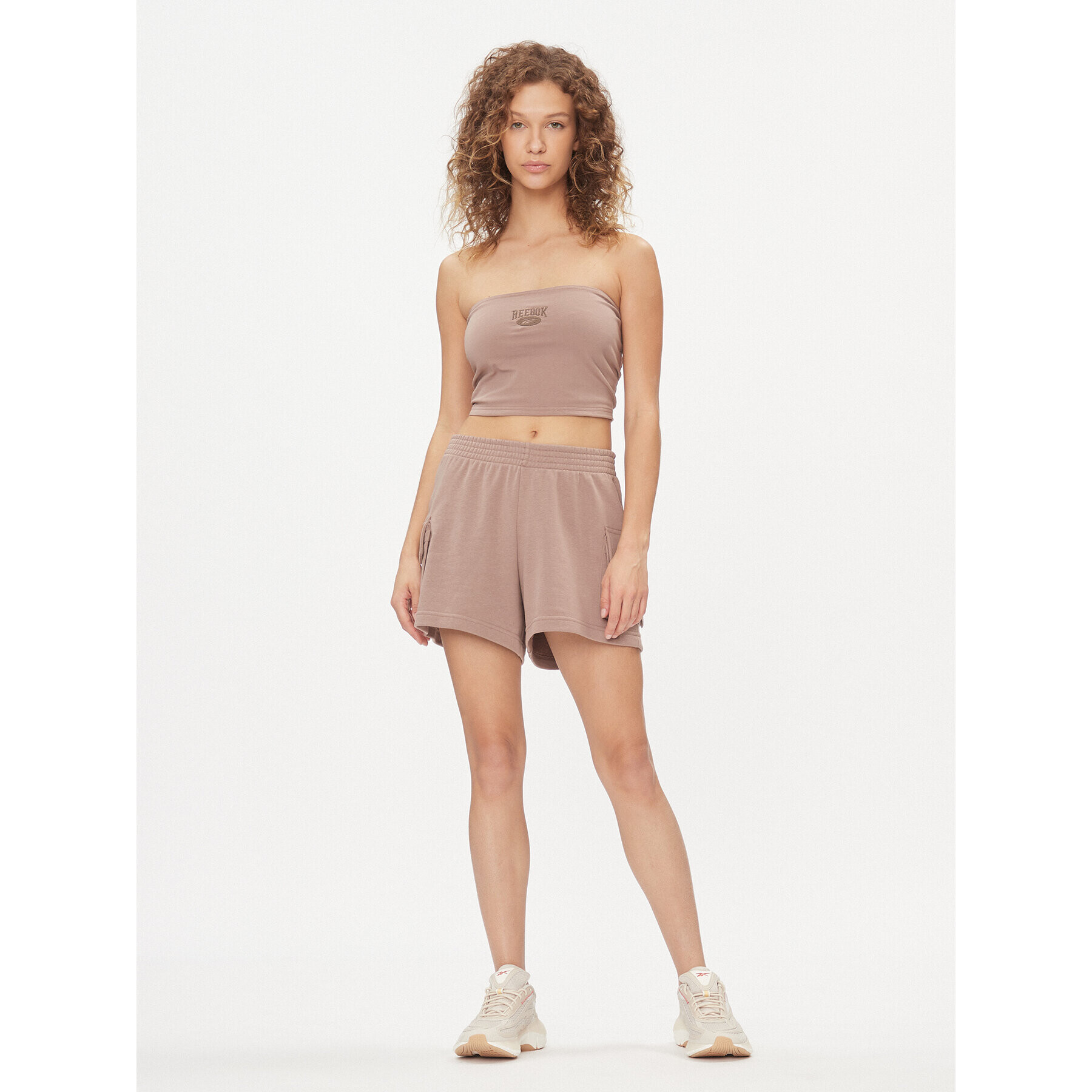 Reebok Спортни шорти Archive Essentials IL6288 Бежов Regular Fit - Pepit.bg