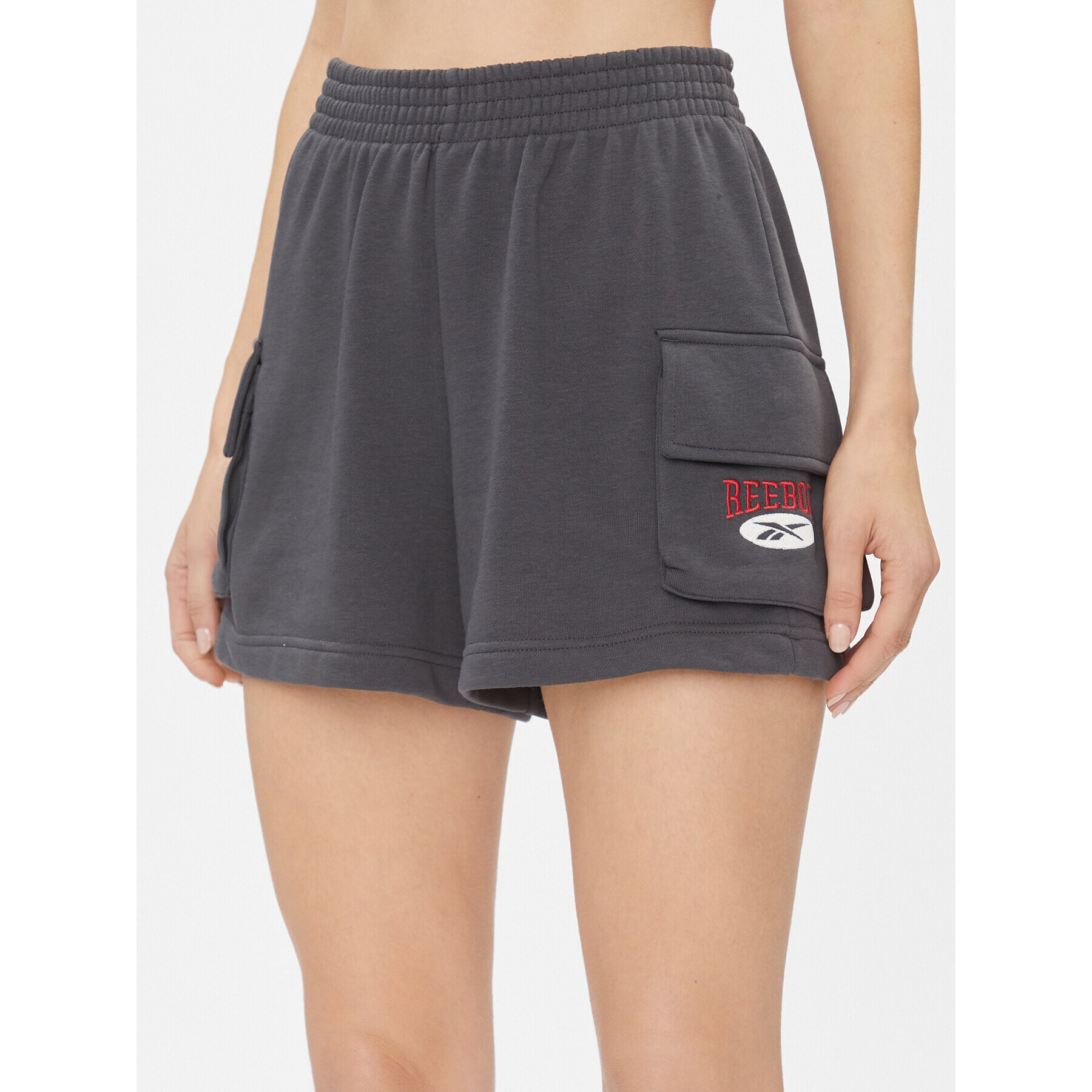 Reebok Спортни шорти Archive Essentials IL6289 Сив Regular Fit - Pepit.bg