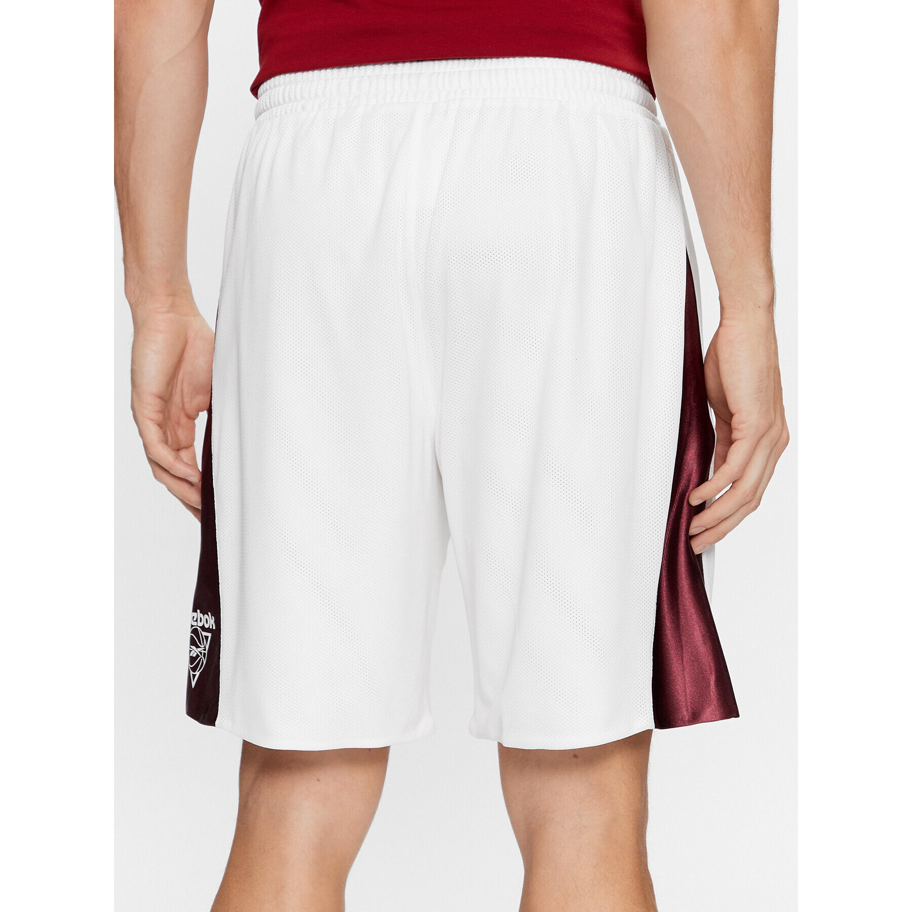 Reebok Спортни шорти Basketball IL1995 Бял Regular Fit - Pepit.bg