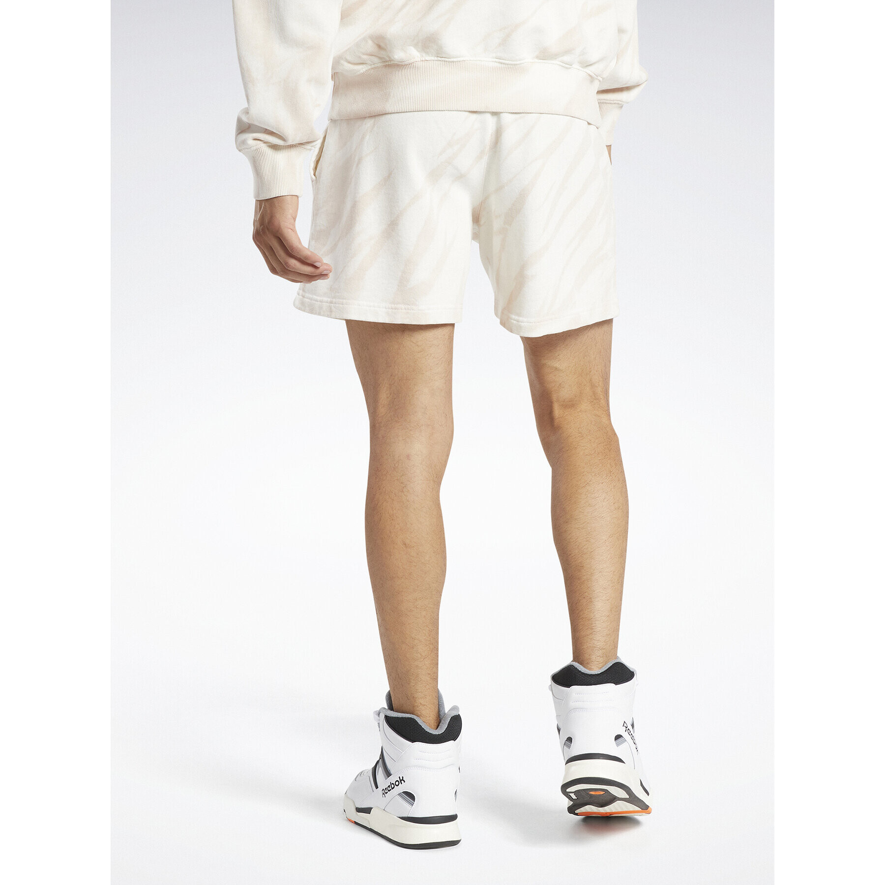 Reebok Спортни шорти Classics Block Party Shorts HT8180 Бял - Pepit.bg