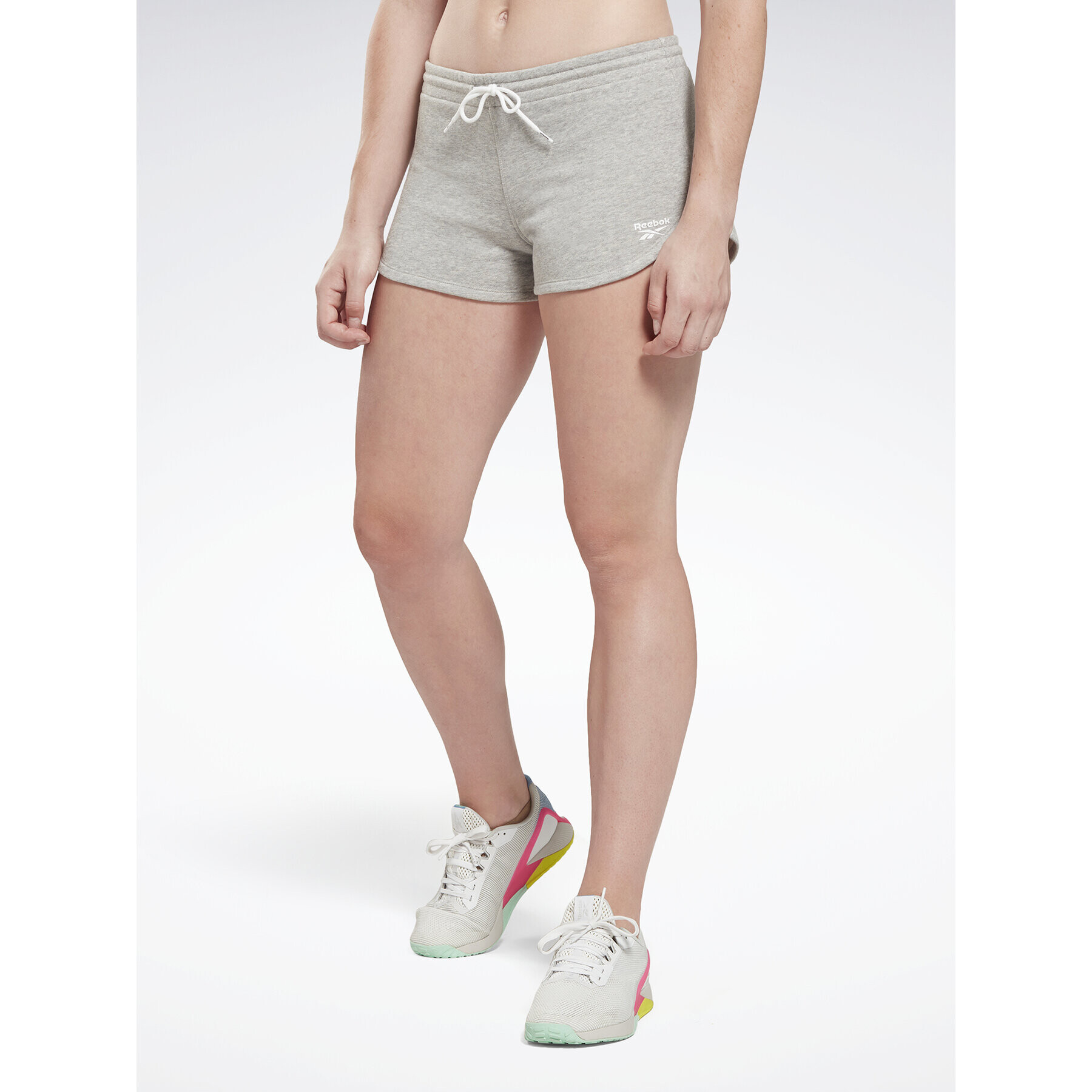 Reebok Спортни шорти Identity French Terry Shorts H54766 Сив Slim Fit - Pepit.bg