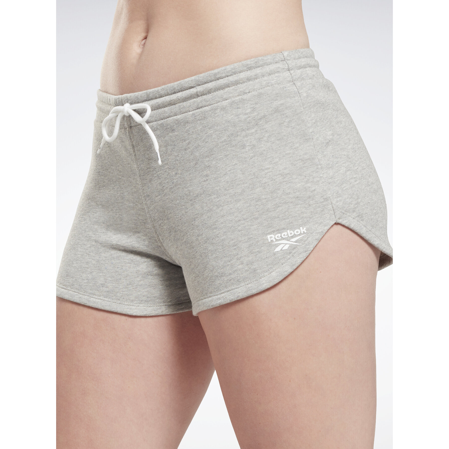 Reebok Спортни шорти Identity French Terry Shorts H54766 Сив Slim Fit - Pepit.bg