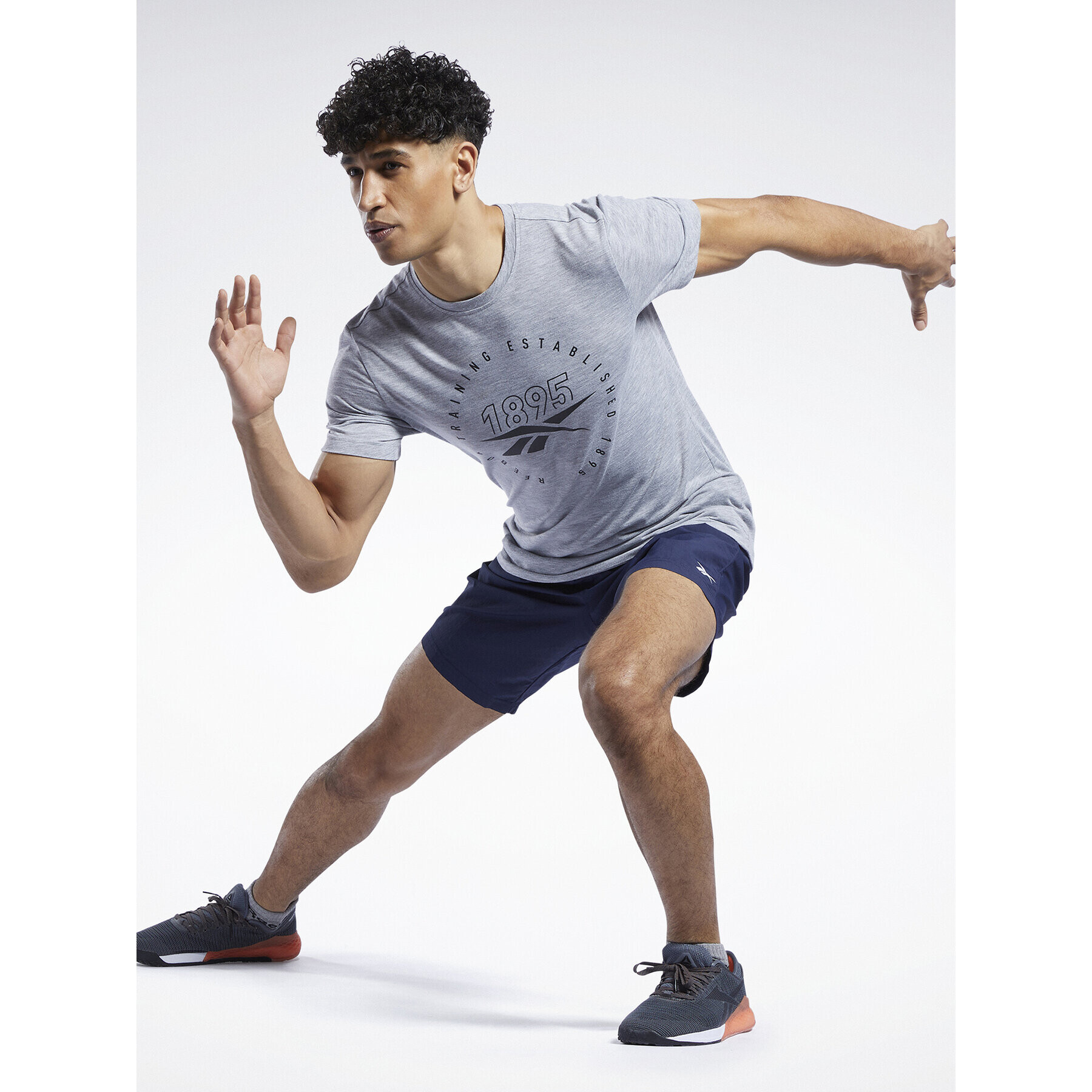 Reebok Спортни шорти Training Essentials Utility Shorts GU0795 Син - Pepit.bg