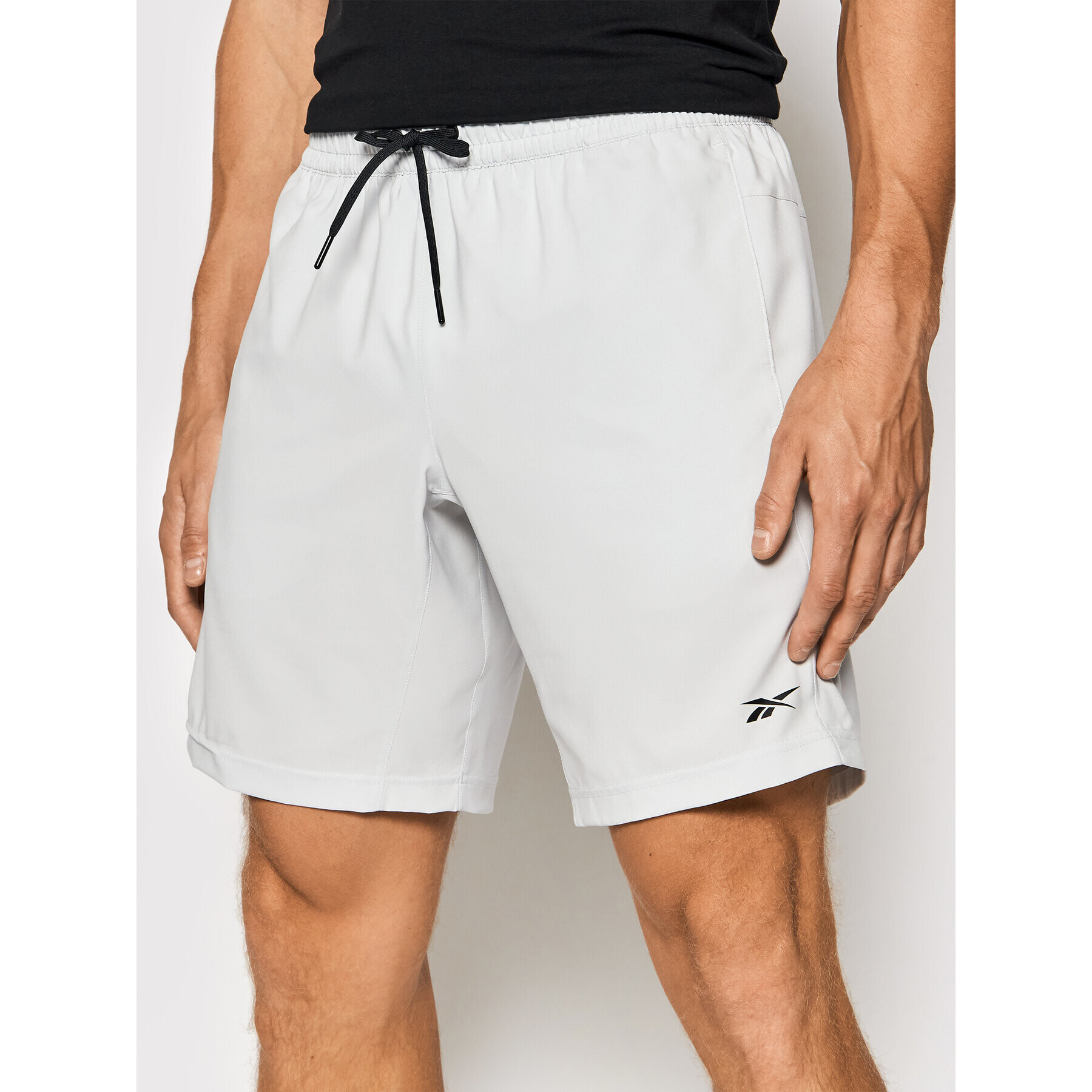 Reebok Спортни шорти Workout Ready GL3174 Сив Regular Fit - Pepit.bg