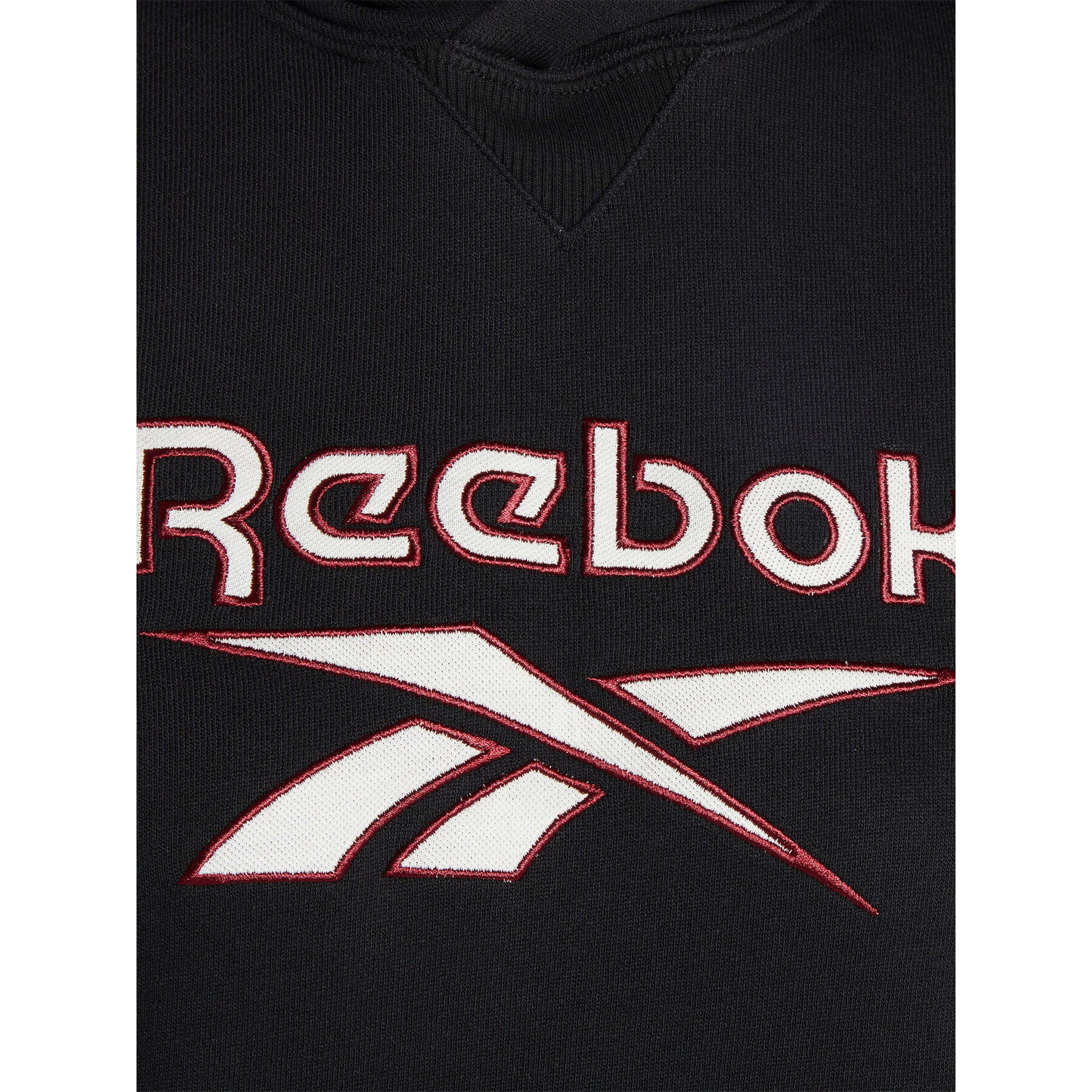 Reebok Суитшърт Archive Classics Big Logo Fleece HS4718 Черен Oversize - Pepit.bg