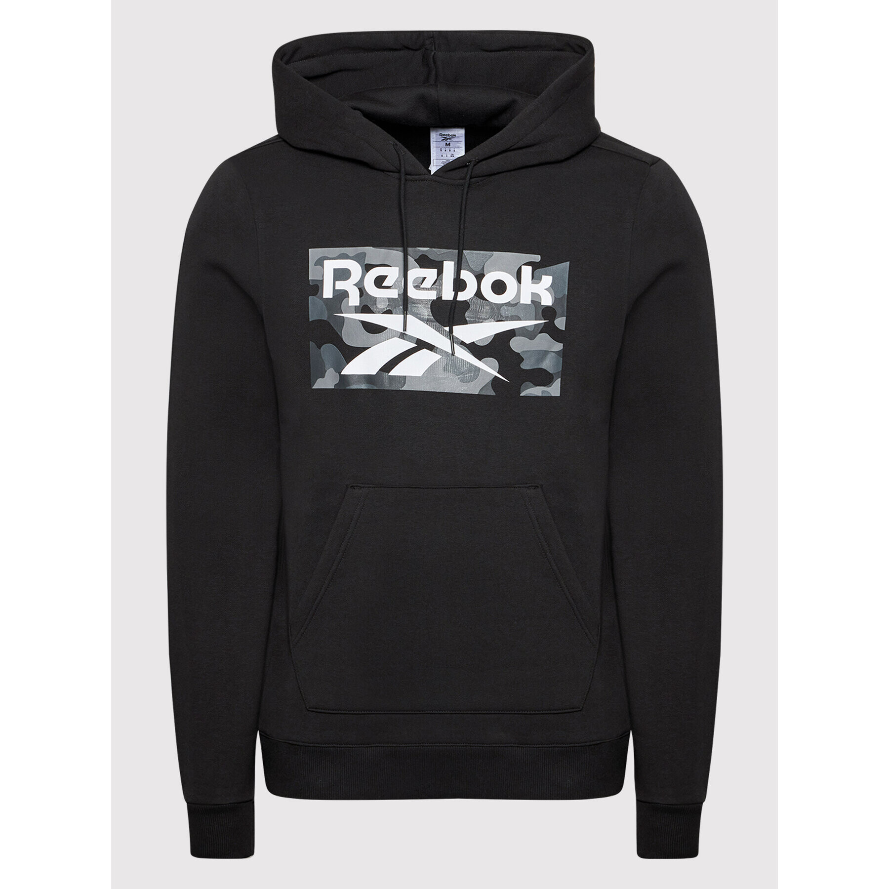 Reebok Суитшърт Camo HA6315 Черен Classic Fit - Pepit.bg