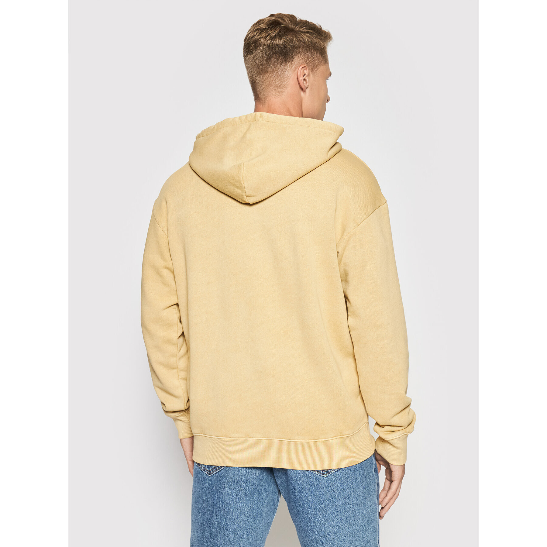 Reebok Суитшърт Cl Natual Dye Hoodie GV3471 Жълт Oversize - Pepit.bg