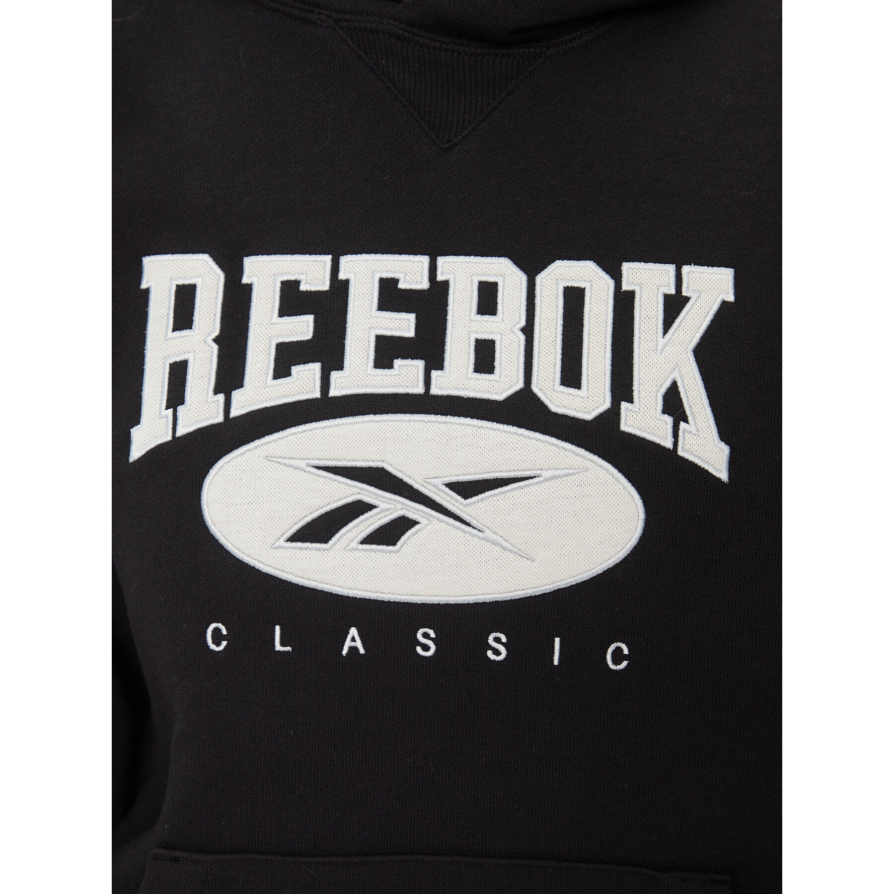 Reebok Суитшърт Classics Big Logo IL4633 Черен Relaxed Fit - Pepit.bg