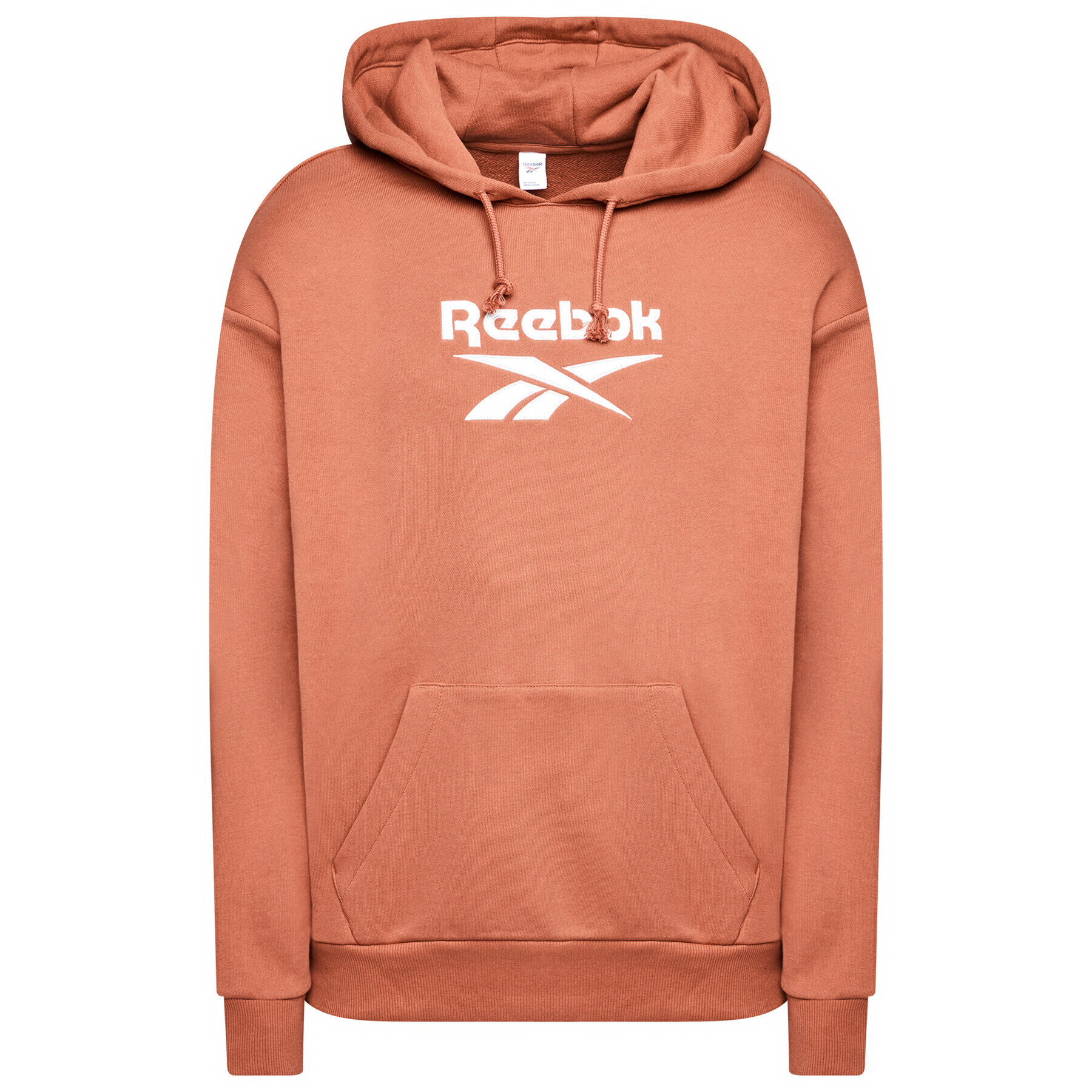 Reebok Суитшърт Classics Foundation Vector GU3881 Кафяв Oversize - Pepit.bg