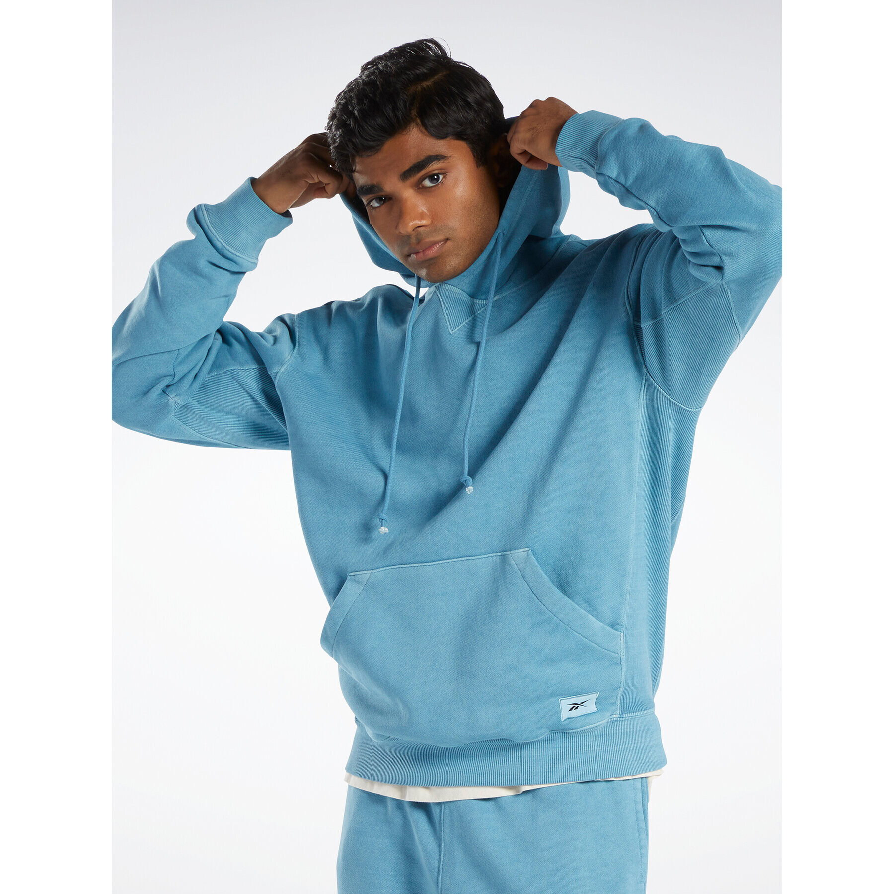 Reebok Суитшърт Classics Natural Dye Hoodie HS9142 Син - Pepit.bg