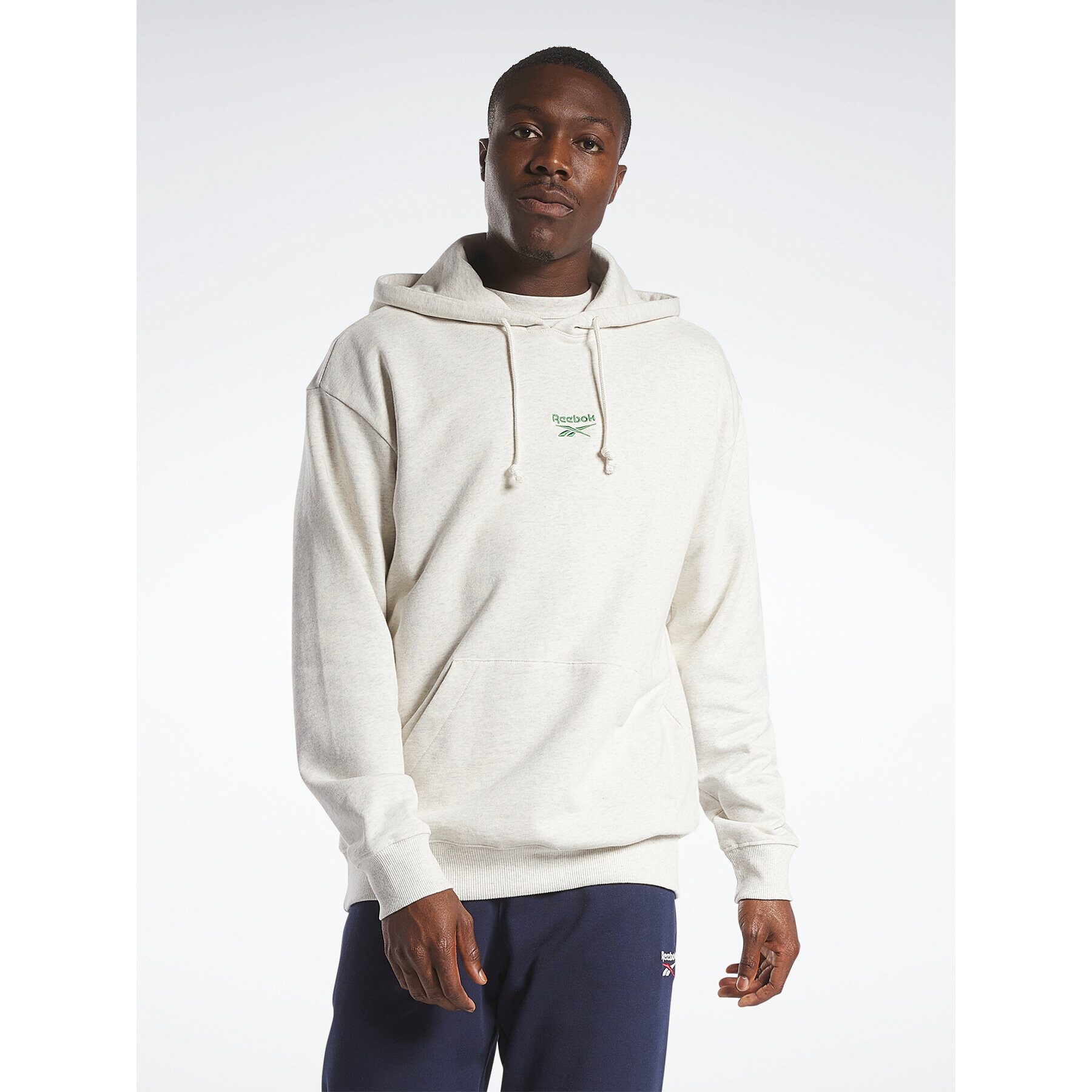 Reebok Суитшърт Classics Small Vector Hoodie HS7152 Сив - Pepit.bg