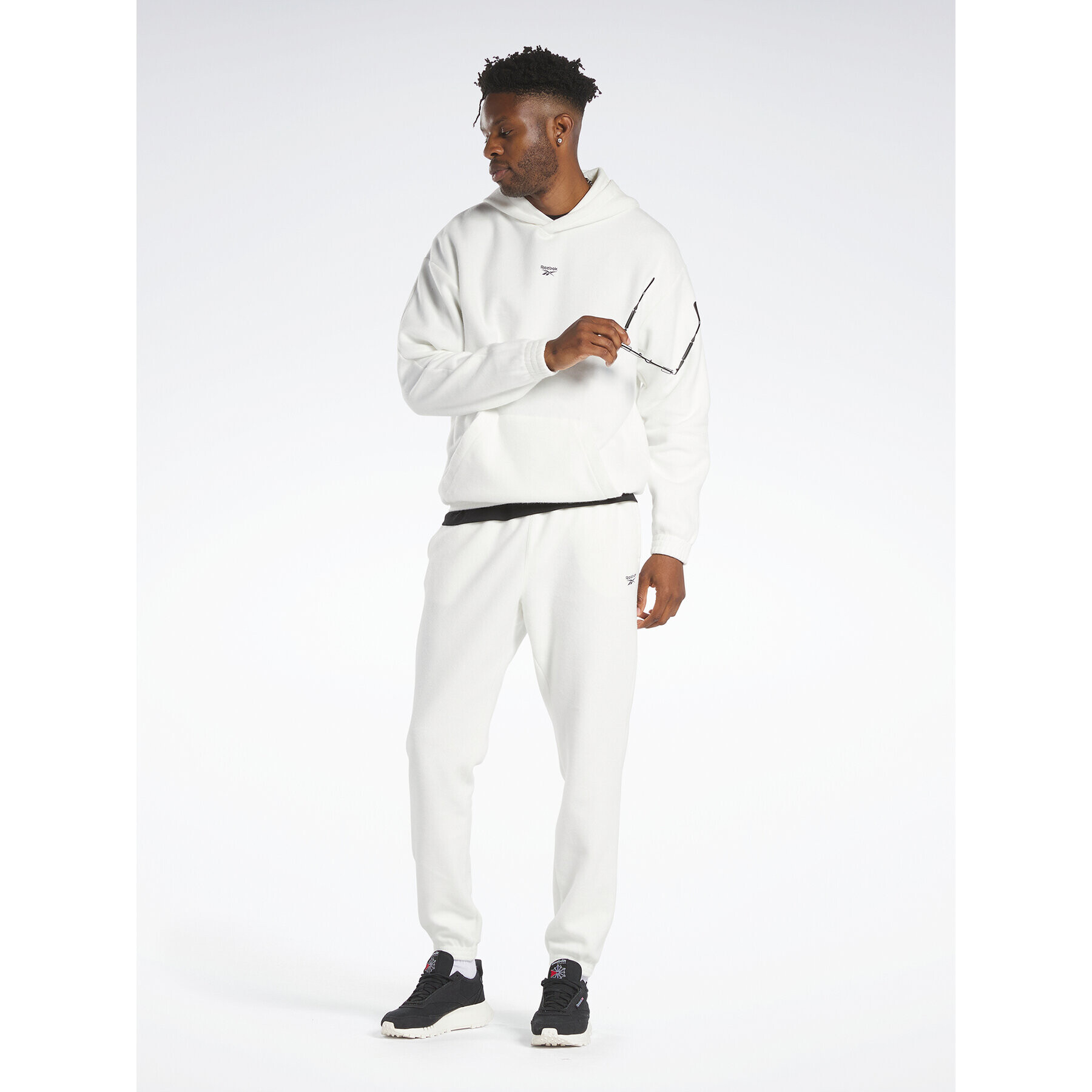 Reebok Суитшърт Classics Wardrobe Essentials Hoodie H66175 Бял - Pepit.bg