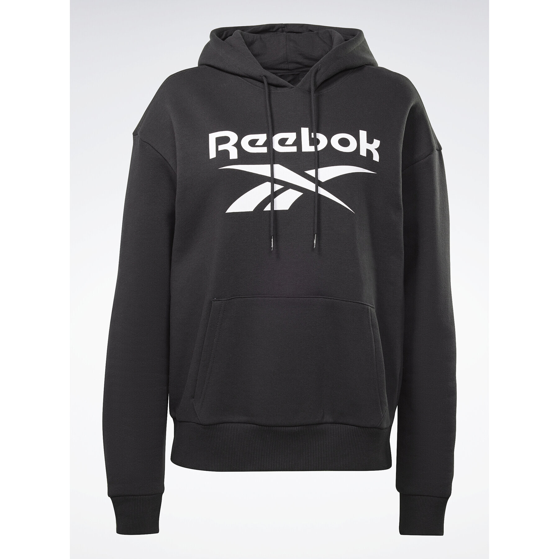 Reebok Суитшърт Identity Big Logo H54748 Черен Loose Fit - Pepit.bg